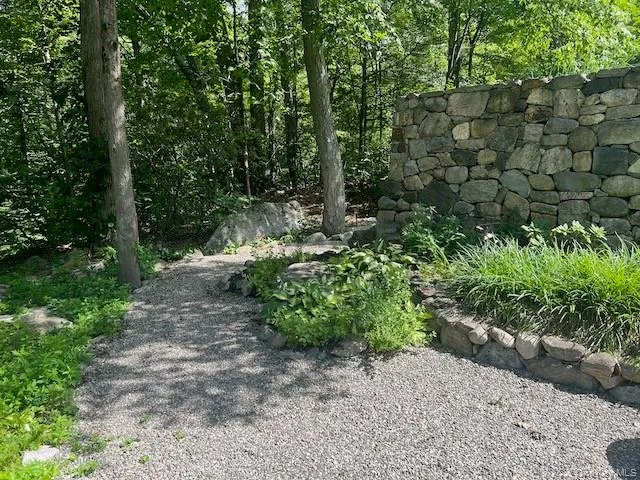 Outdoor space by entrance Outdoor space by entrance