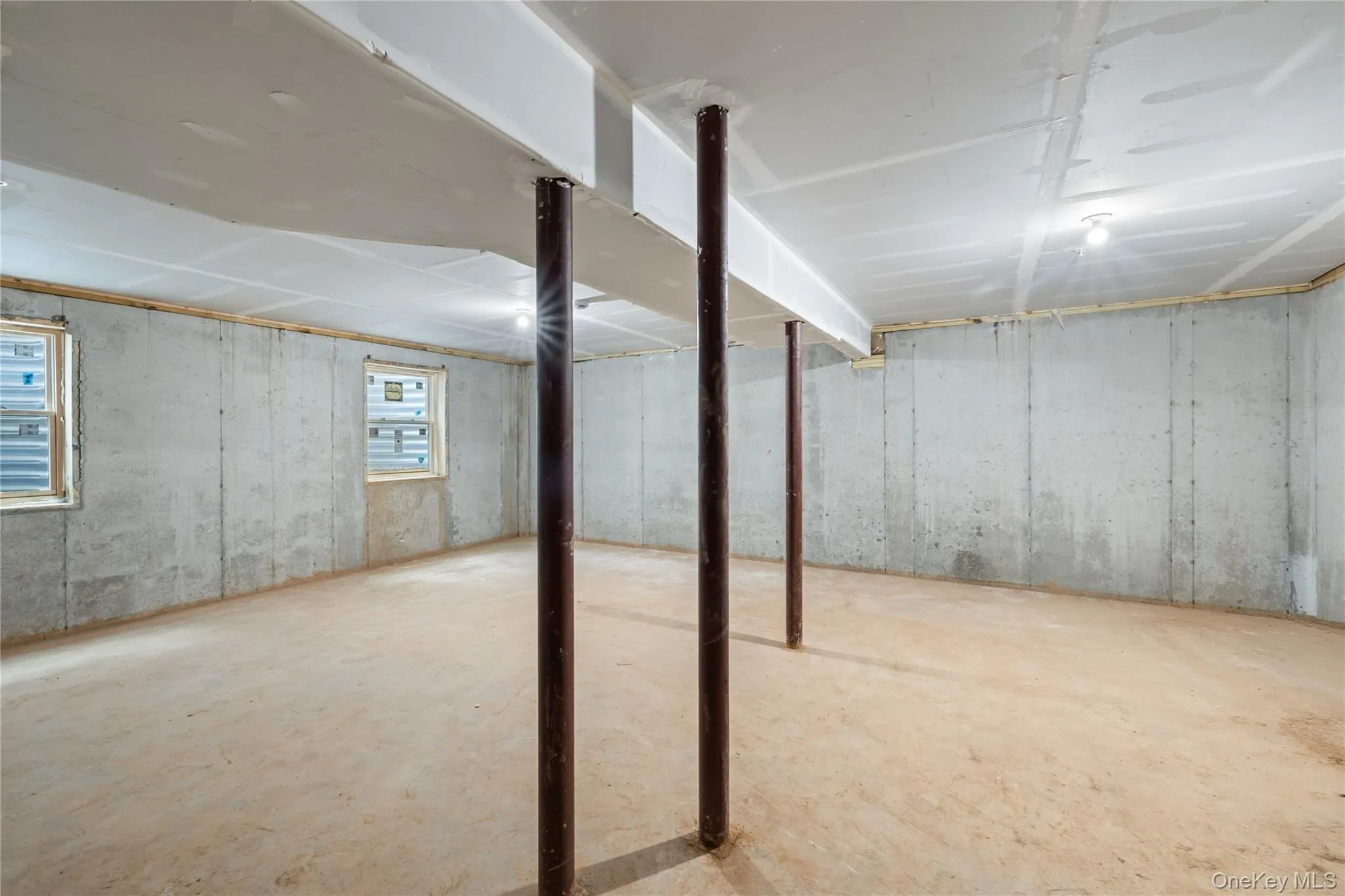 Basement with windows Basement with windows