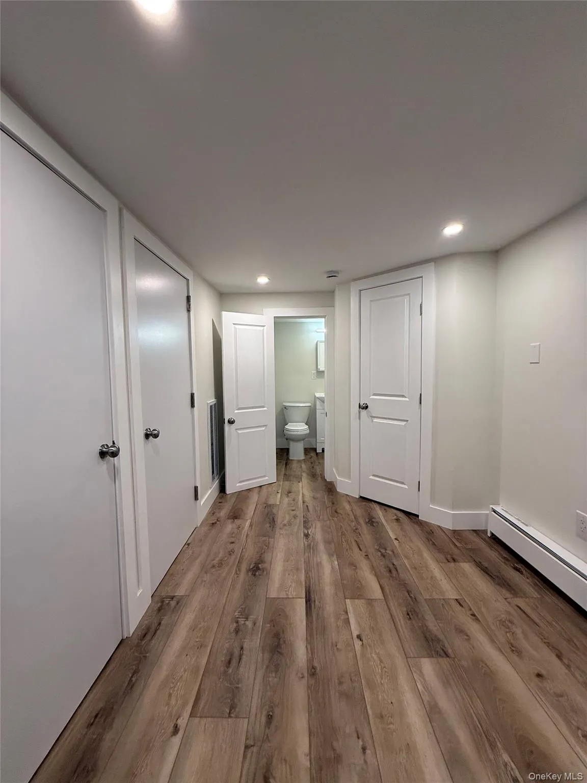 Hallway to the bathroom Hallway to the bathroom