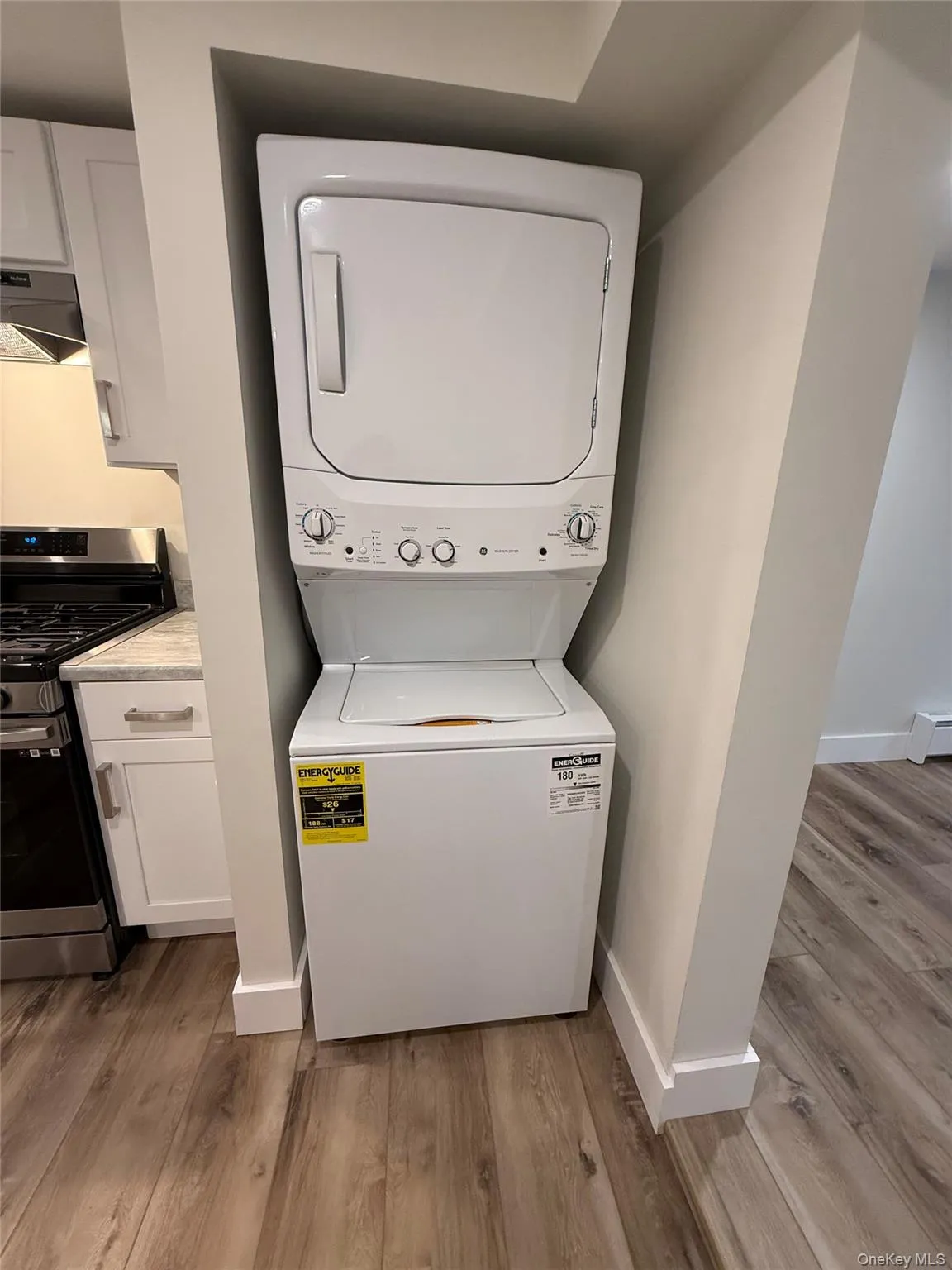 Stackable laundry in unit Stackable laundry in unit