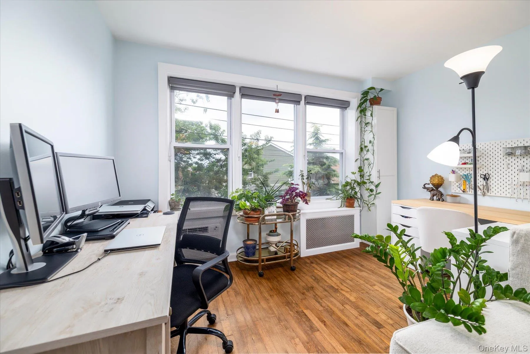 Lots of natural light with a view of nature Lots of natural light with a view of nature