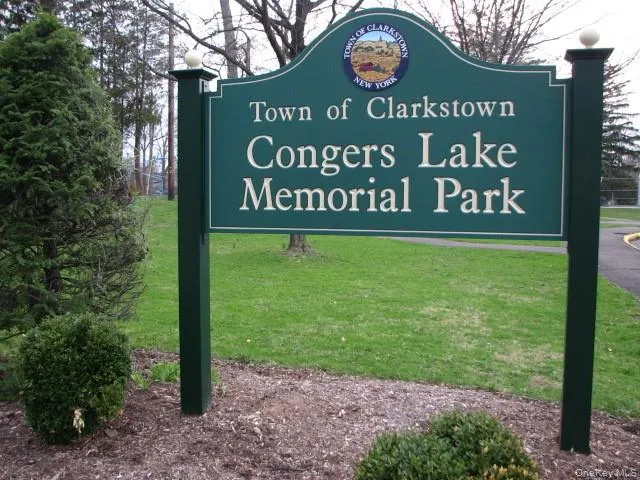 Congers Lake Memorial Park is nearby and has much to enjoy...a beautiful walking path, playground, tennis, handball, picnic grounds and so much more! For Clarkstown residents only. Congers Lake Memorial Park is nearby and has much to enjoy...a beautiful walking path, playground, tennis, handball, picnic grounds and so much more! For Clarkstown residents only.