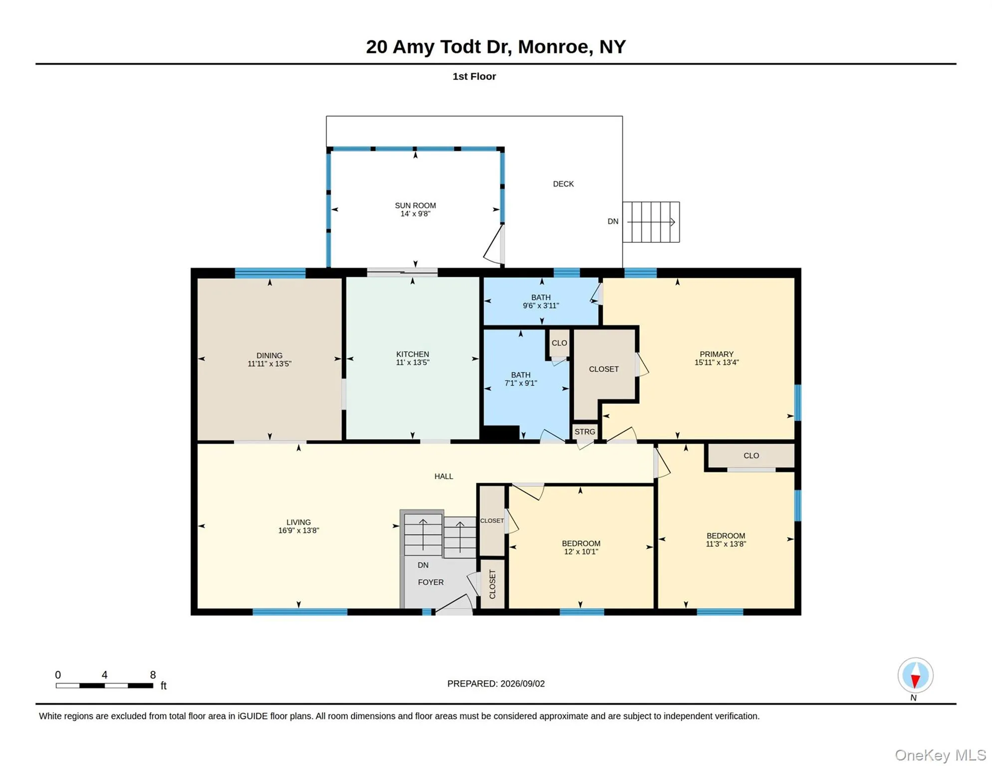 Main level -- Kitchen, Dining Room, Primary Bedroom with full bath and walk in closet, 2 Bedrooms, Full Bathroom, Screened in rear deck Main level -- Kitchen, Dining Room, Primary Bedroom with full bath and walk in closet, 2 Bedrooms, Full Bathroom, Screened in rear deck