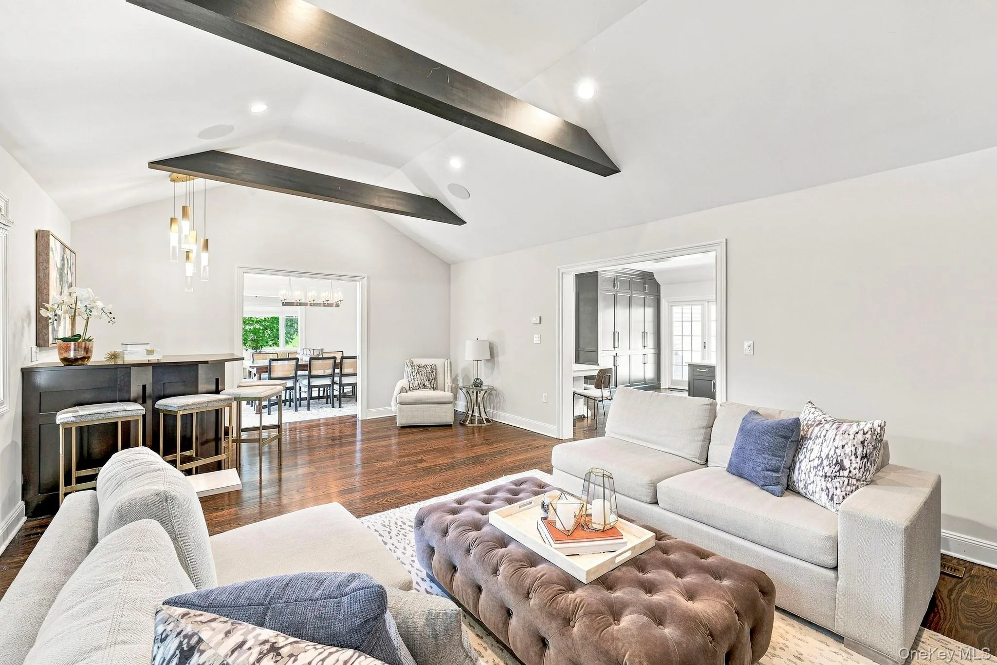 Family Room off Kitchen with Fireplace Family Room off Kitchen with Fireplace
