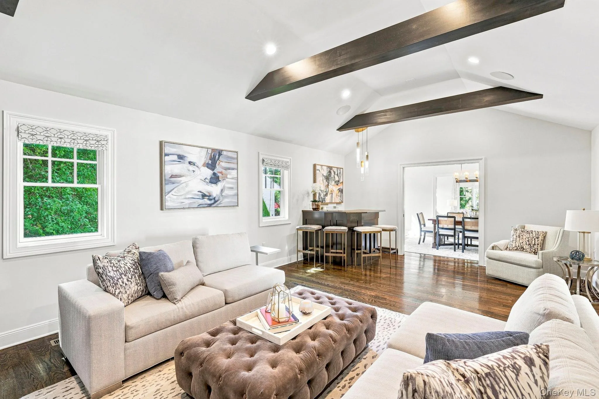 Family Room off Kitchen with Fireplace Family Room off Kitchen with Fireplace
