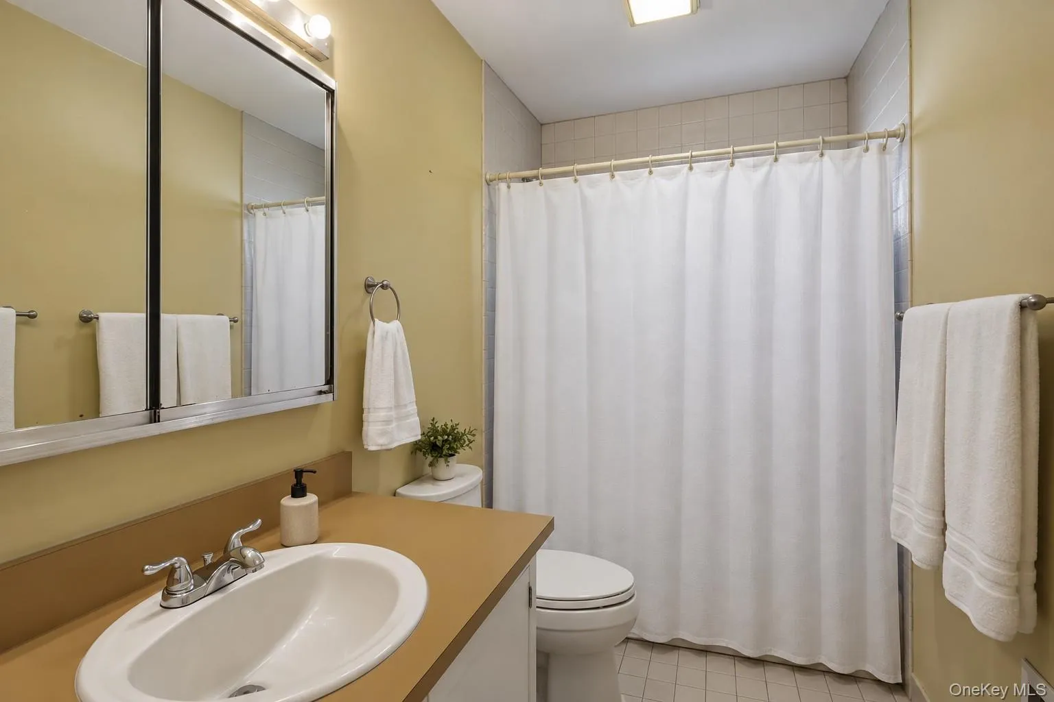 Hall bath. Hall bath.