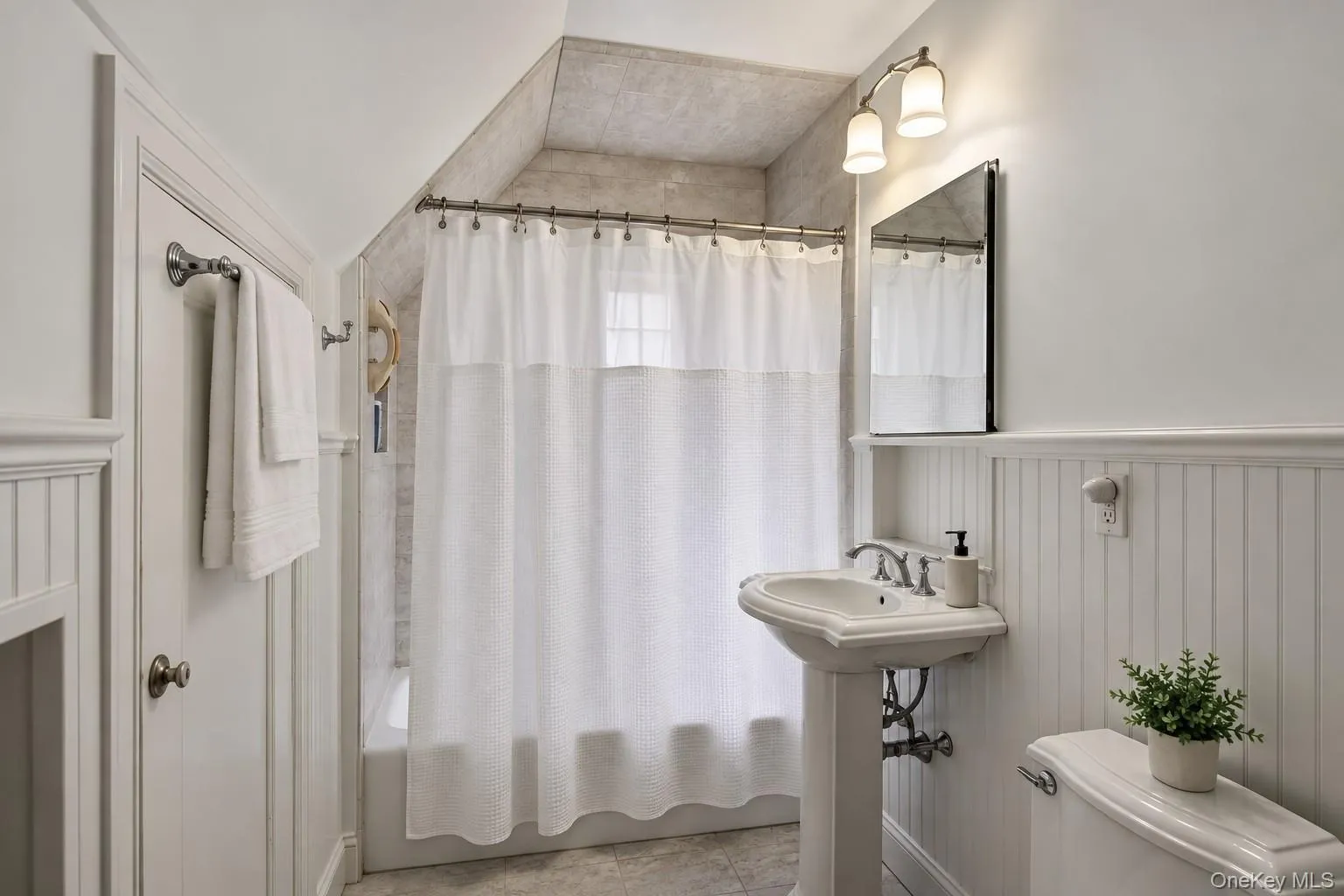 Renovated primary bathroom. Renovated primary bathroom.