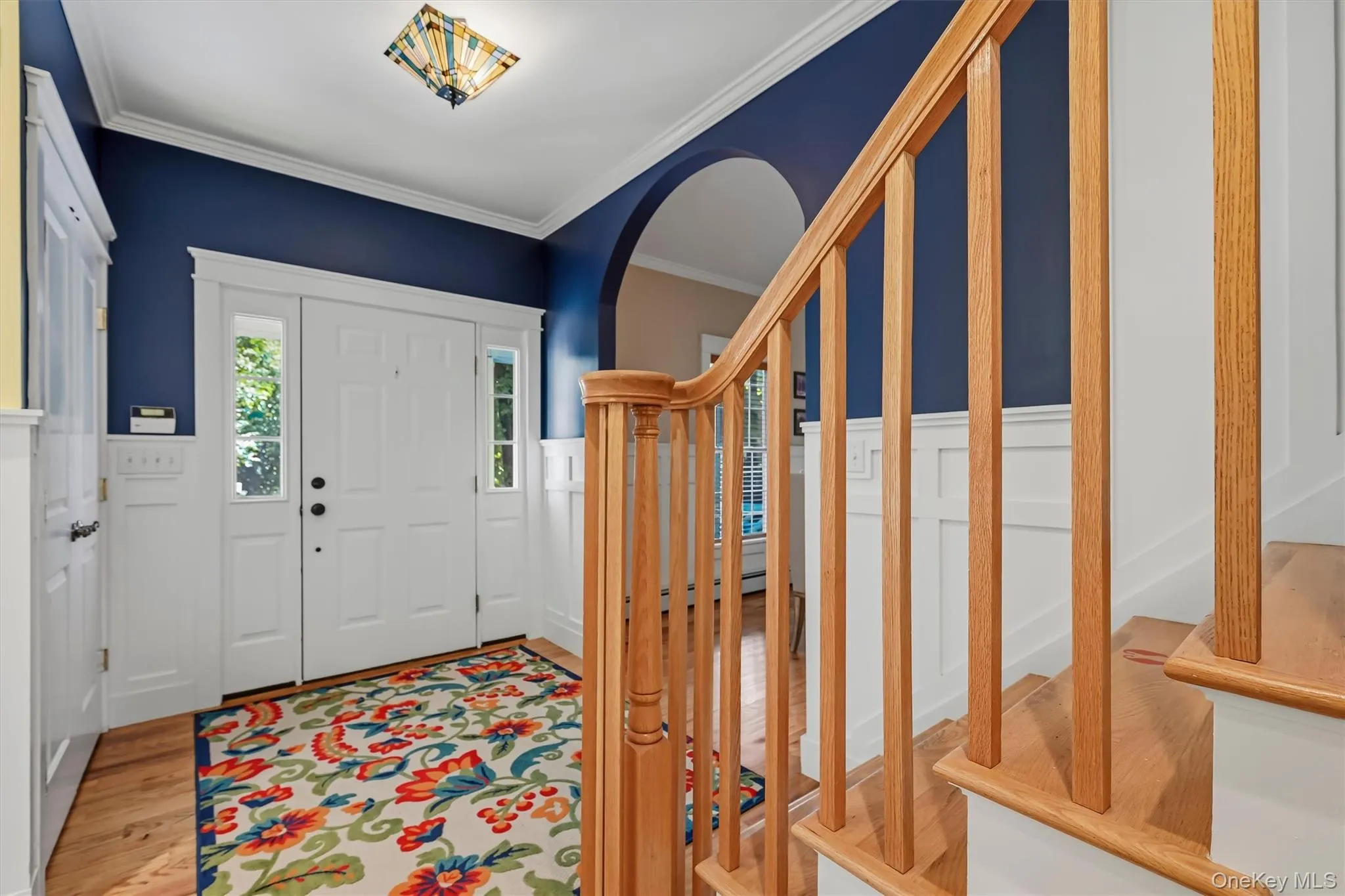 A grand welcome with elegant architectural detailing. A grand welcome with elegant architectural detailing.