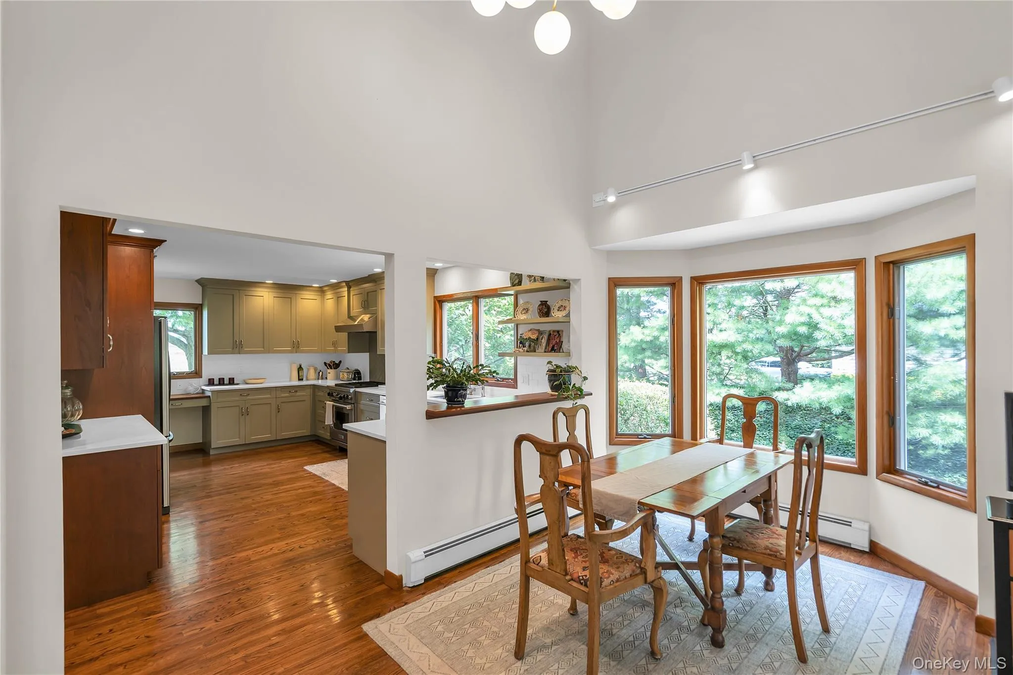 Breakfast area with dining table off of the kitchen Breakfast area with dining table off of the kitchen