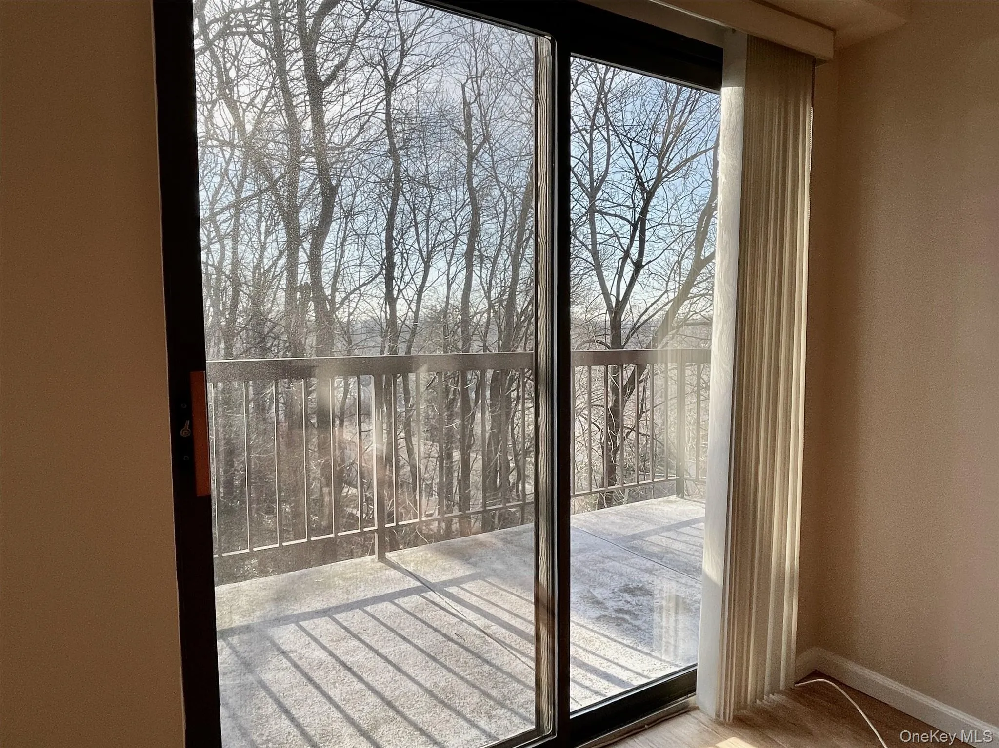 Lovely balcony over looking the peaceful woods. Lovely balcony over looking the peaceful woods.