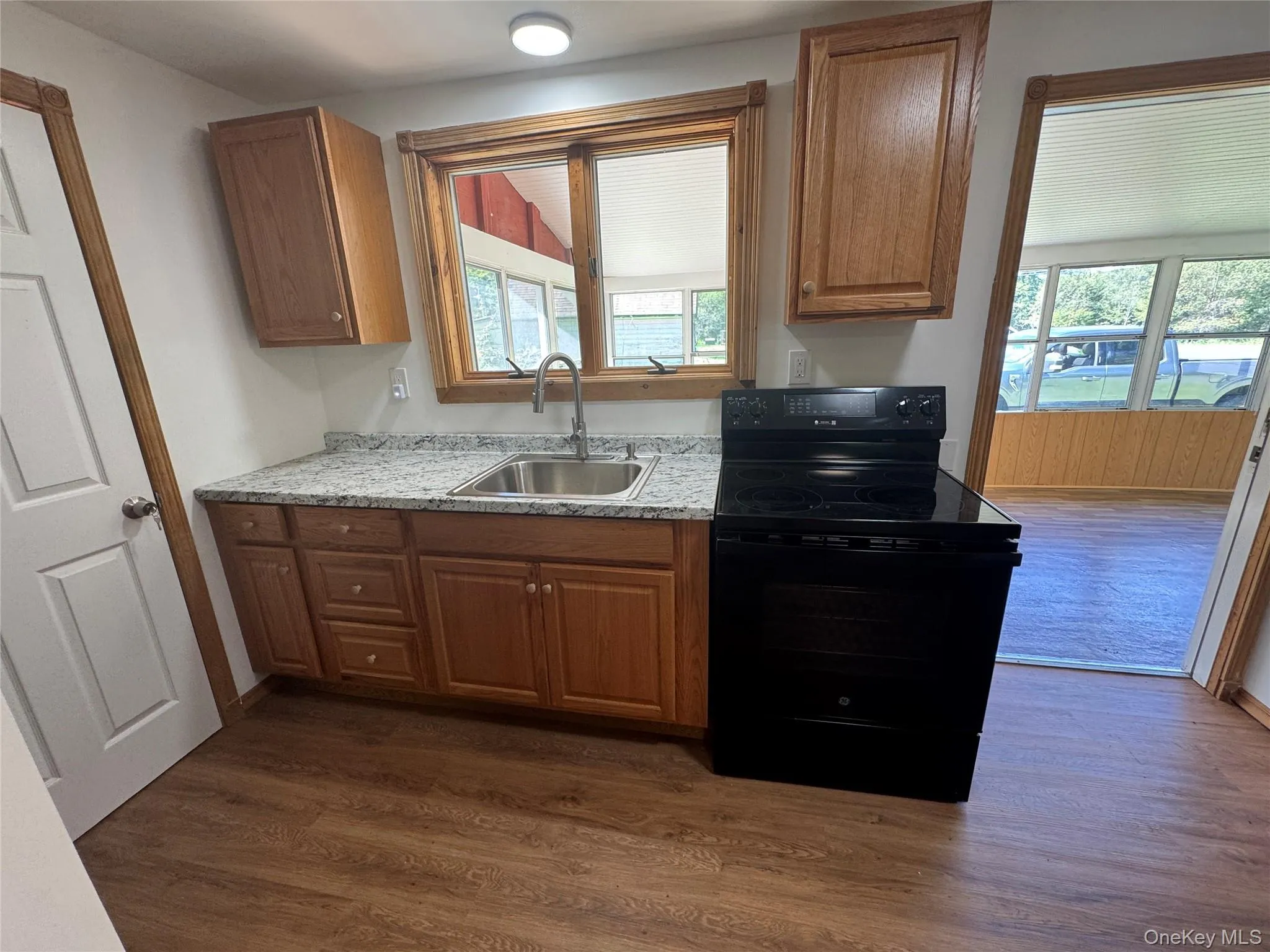 Newly renovated kitchen - Electric Range and Refrigerator come with the home. Newly renovated kitchen - Electric Range and Refrigerator come with the home.