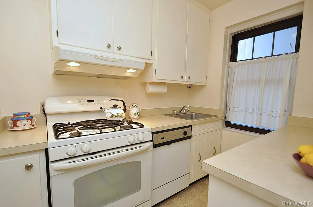 The kitchen has plenty of cabinets and counter space and even a window for natural light and ventilation. The kitchen has plenty of cabinets and counter space and even a window for natural light and ventilation.