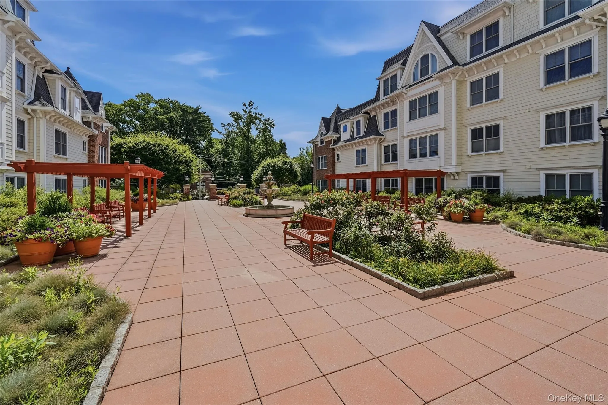 Come sit in the peaceful courtyard, surrounded by beautiful flowering gardens, and relax to the soothing sounds of the water fountain. Come sit in the peaceful courtyard, surrounded by beautiful flowering gardens, and relax to the soothing sounds of the water fountain.