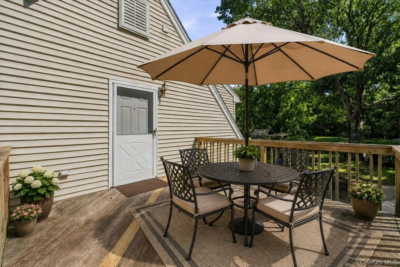 Virtually Staged Front Deck to Apartment Entry Virtually Staged Front Deck to Apartment Entry