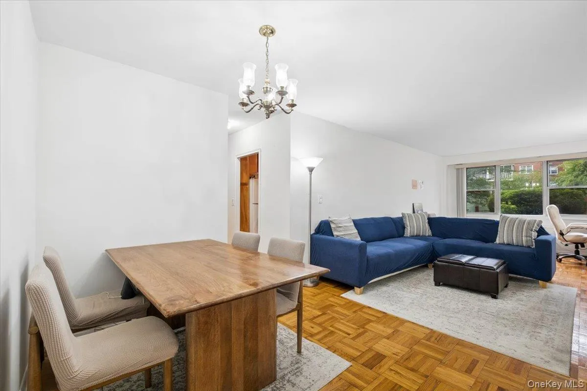 Living/dining area with view to kitchen Living/dining area with view to kitchen