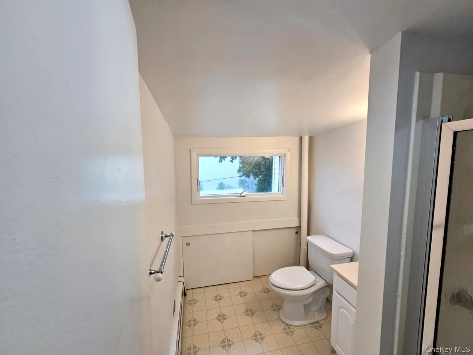 The Second Floor Full Bathroom Has Been Freshly Painted, Is Well Sized, Has A Large Window For Natural Light & A Stall Shower. The Second Floor Full Bathroom Has Been Freshly Painted, Is Well Sized, Has A Large Window For Natural Light & A Stall Shower.