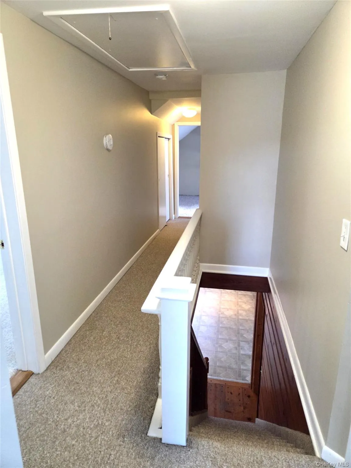 The Lovely Second Floor Hallway & Vintage Stairway/Railings. The Lovely Second Floor Hallway & Vintage Stairway/Railings.