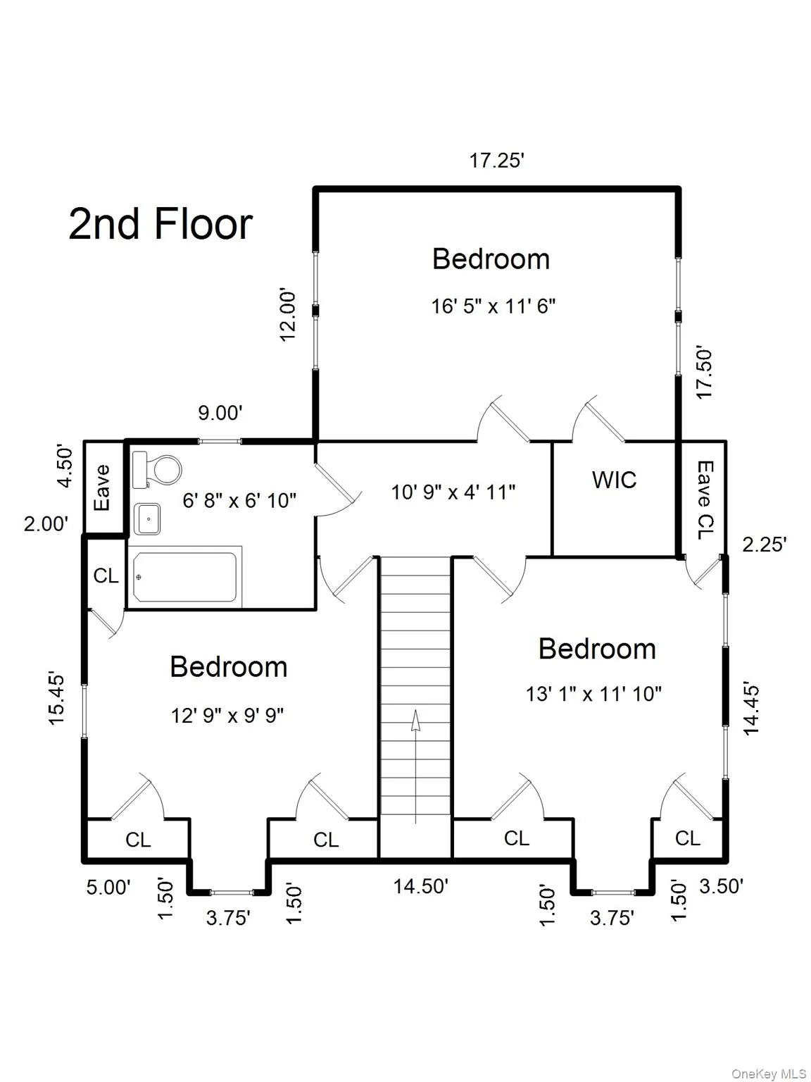 Second floor plan Second floor plan