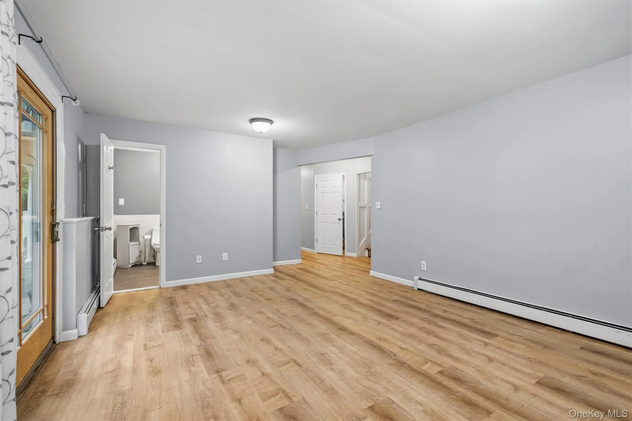 Family room w sliders to backyard Family room w sliders to backyard