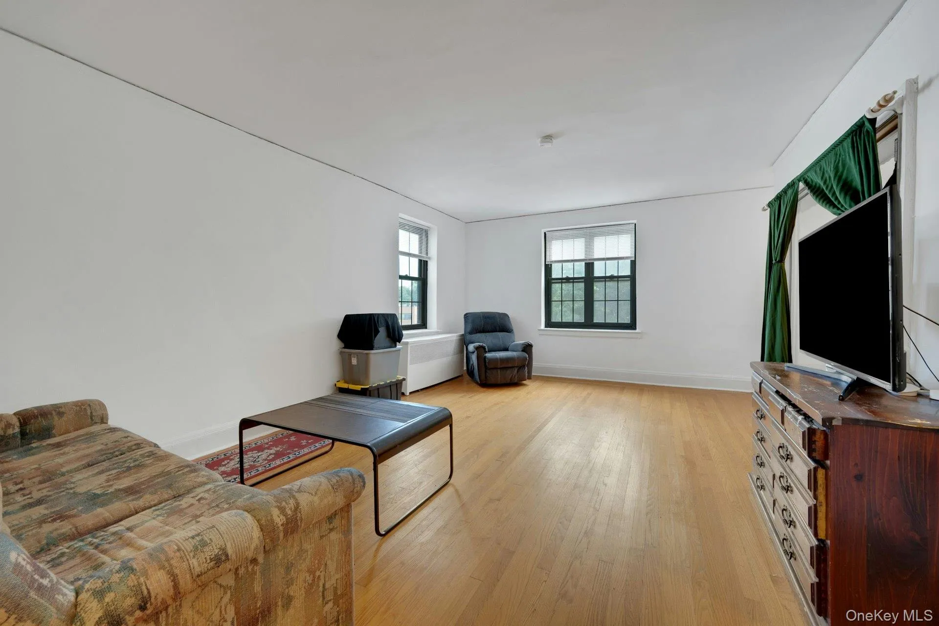 Living Room with wood floors Living Room with wood floors
