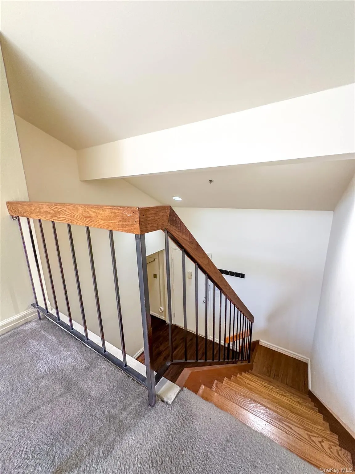 Loft landing with open railing provides a dramatic view of the main living area below. Loft landing with open railing provides a dramatic view of the main living area below.