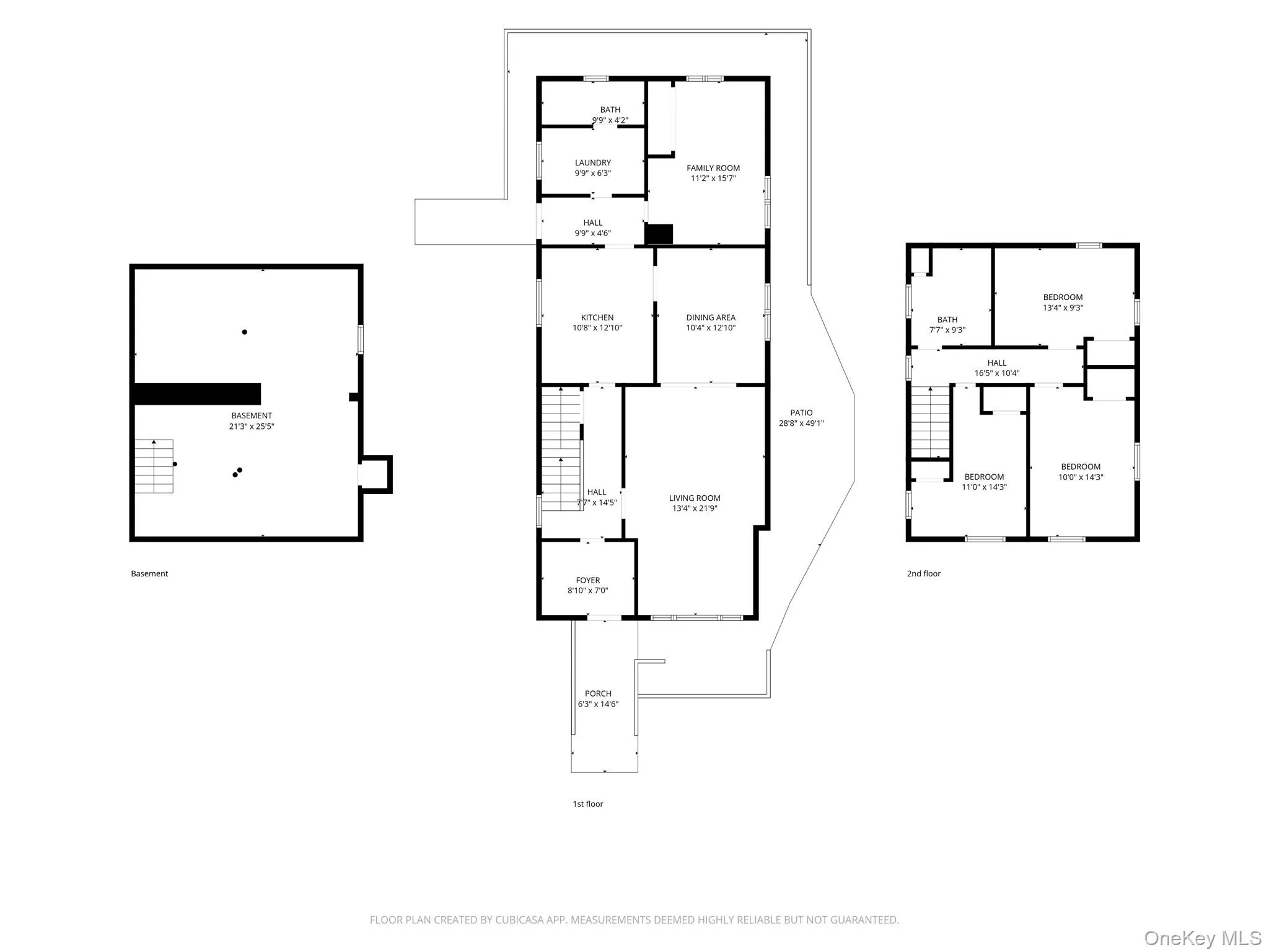 Basement, First & Second Floors Basement, First & Second Floors