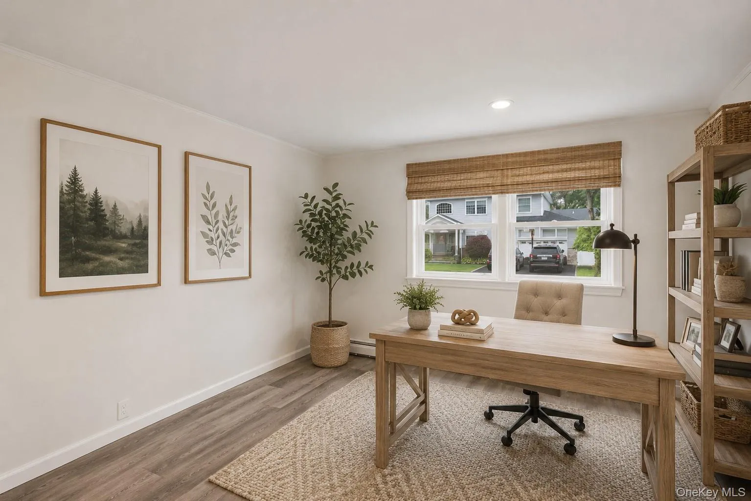4th Bedroom/office virtually staged 4th Bedroom/office virtually staged