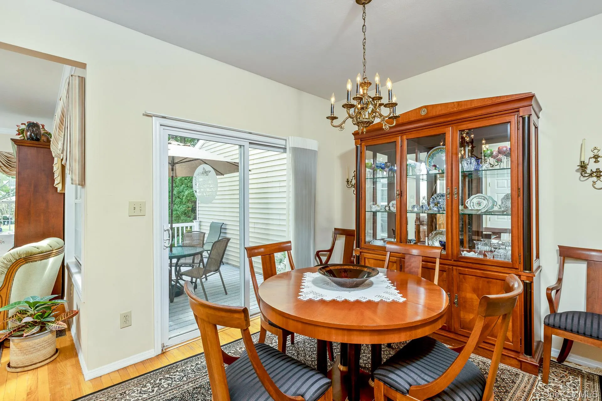 Dining Room open to Rear Deck and Green Space Dining Room open to Rear Deck and Green Space