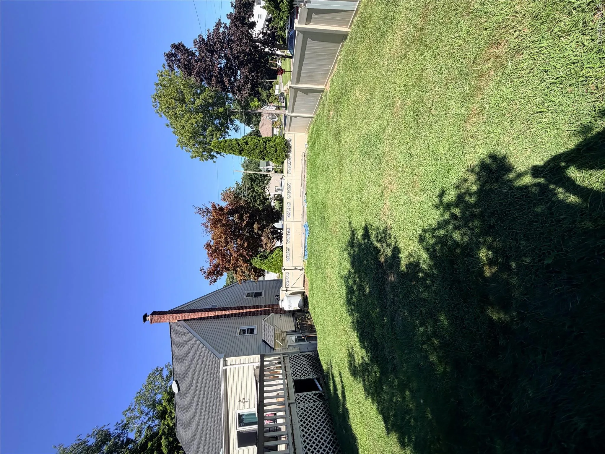 large backyard, completely fenced large backyard, completely fenced