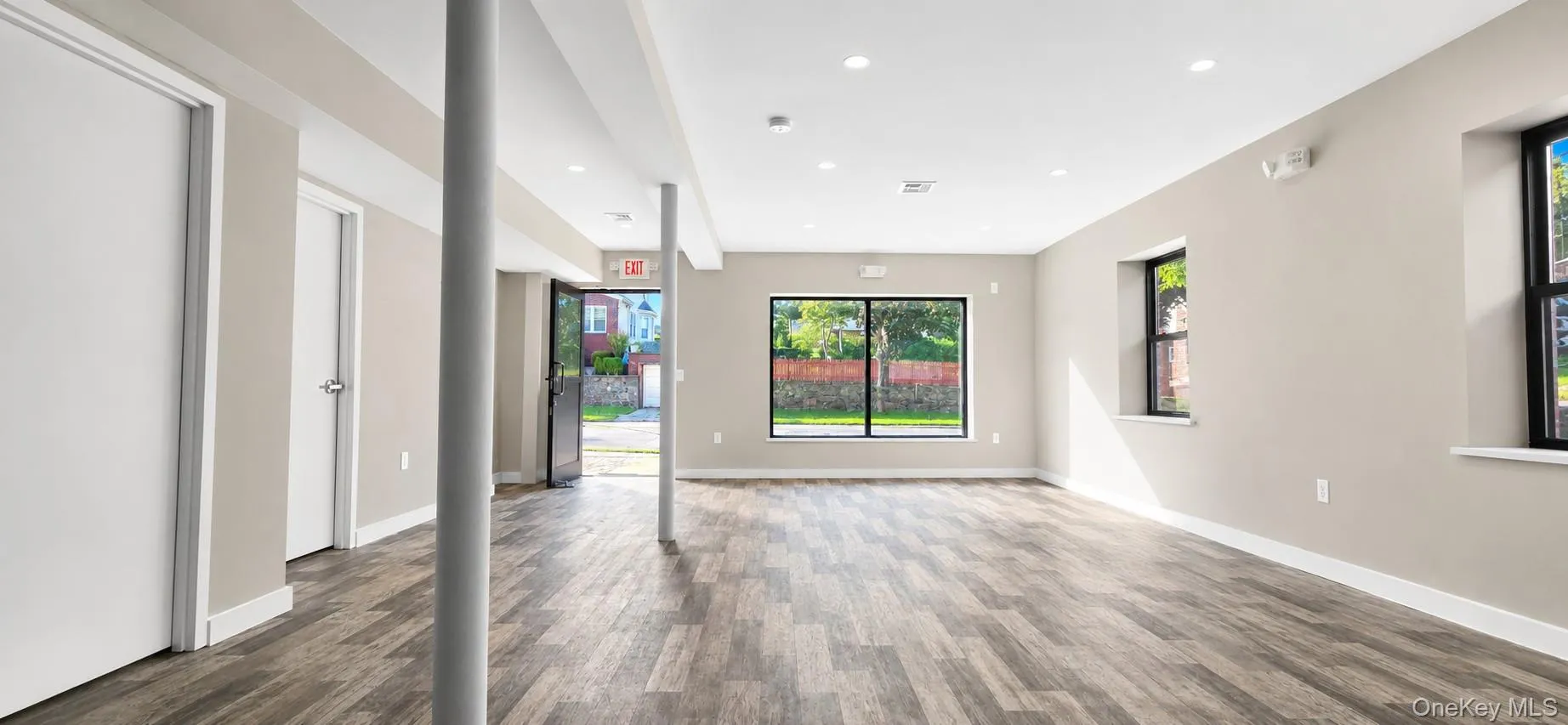 Open space with large picture window Open space with large picture window