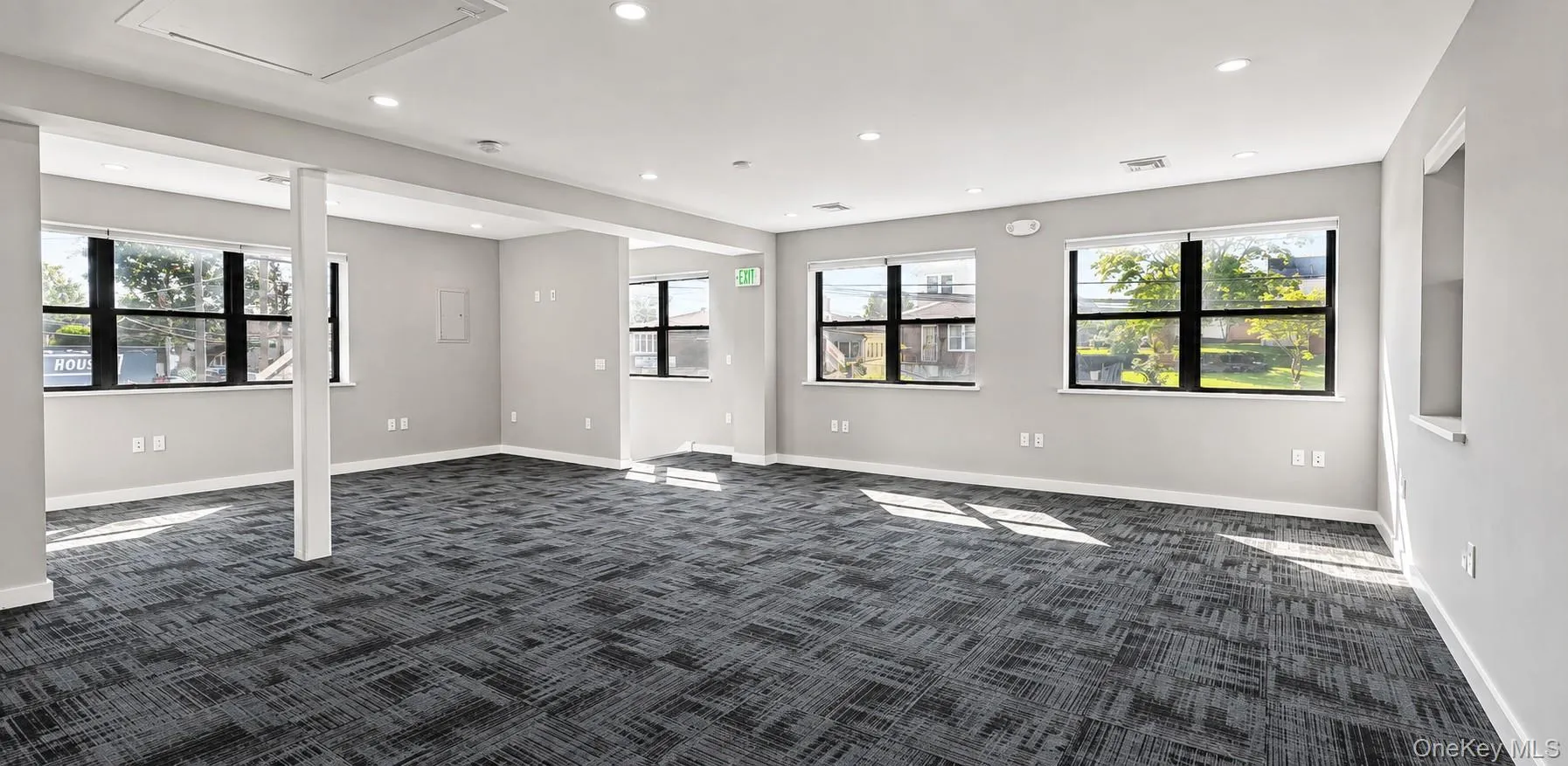 Sun-drenched space with several windows Sun-drenched space with several windows