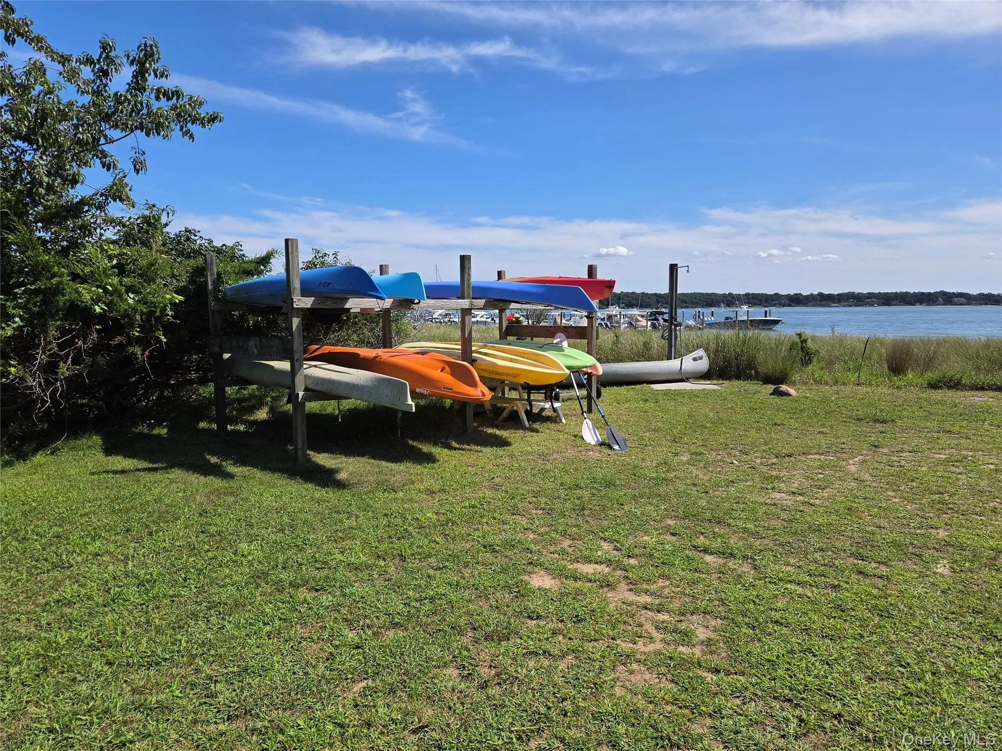 Community kayak/paddleboard racks. Community kayak/paddleboard racks.