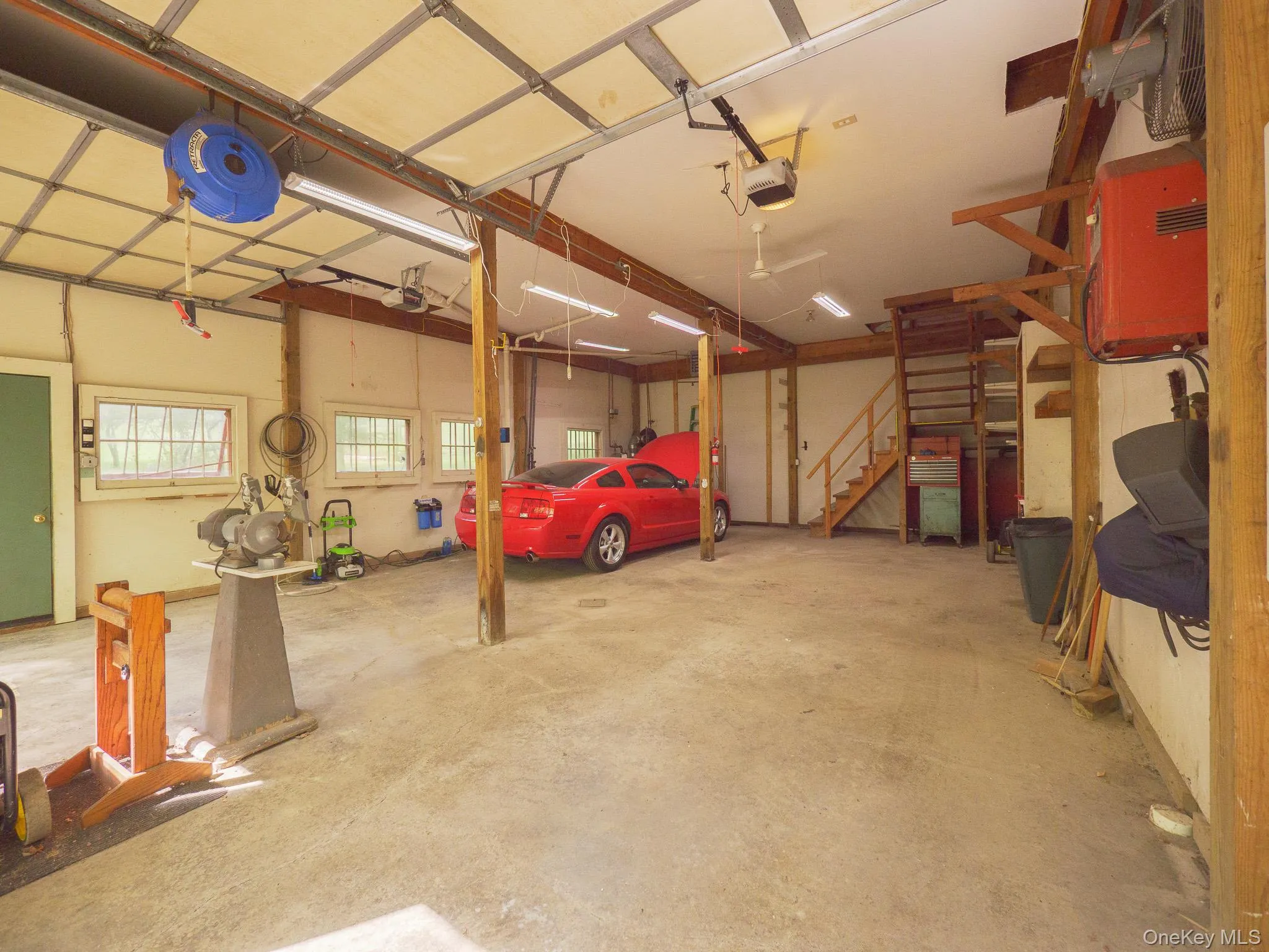 Heated 4 car garage Heated 4 car garage