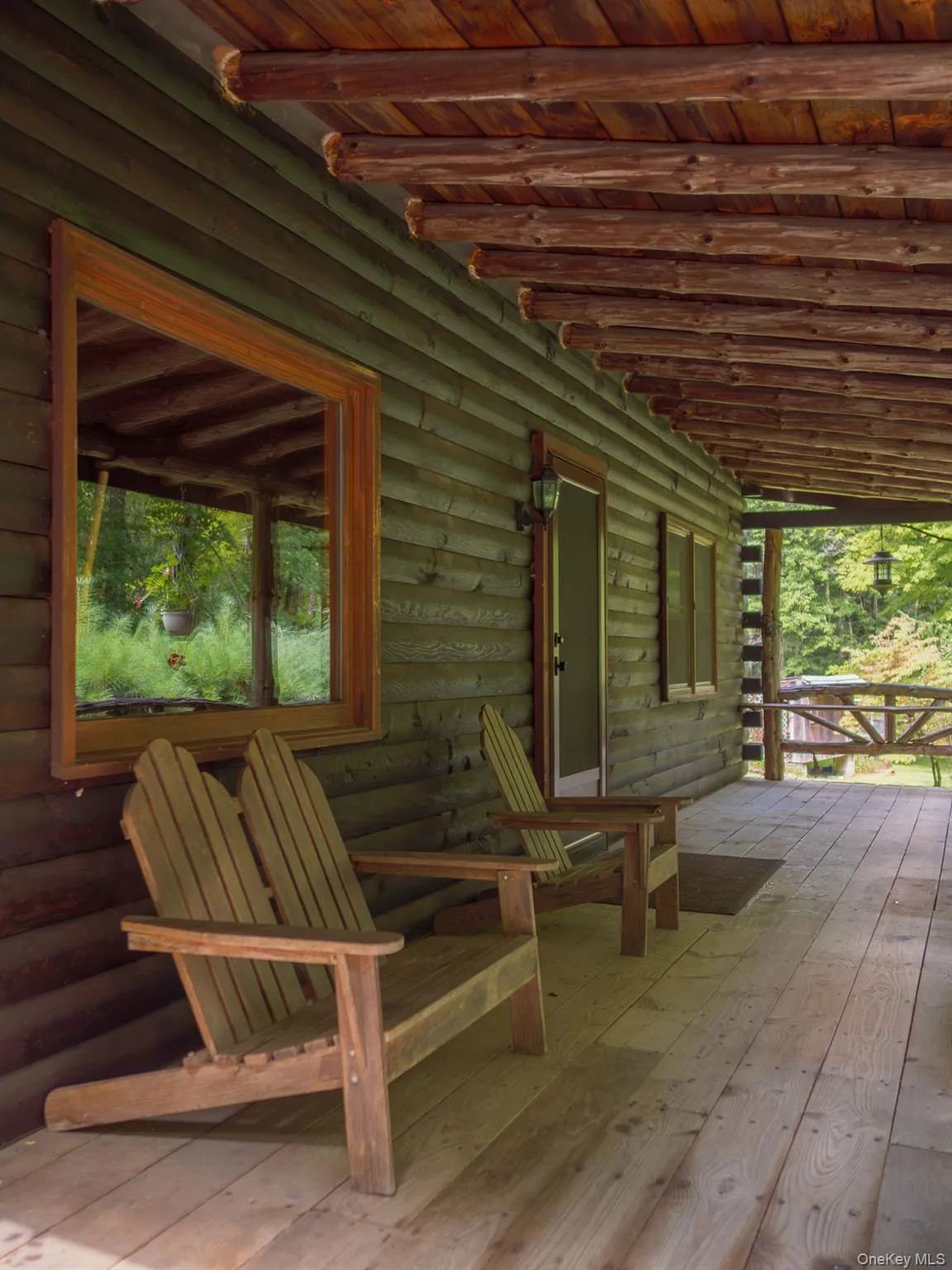 Covered sitting porch Covered sitting porch