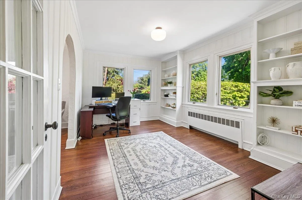 Sunroom currently used as a home office study Sunroom currently used as a home office study
