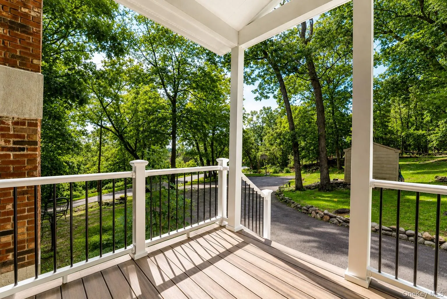 Updated low maintenance composite deck. Updated low maintenance composite deck.