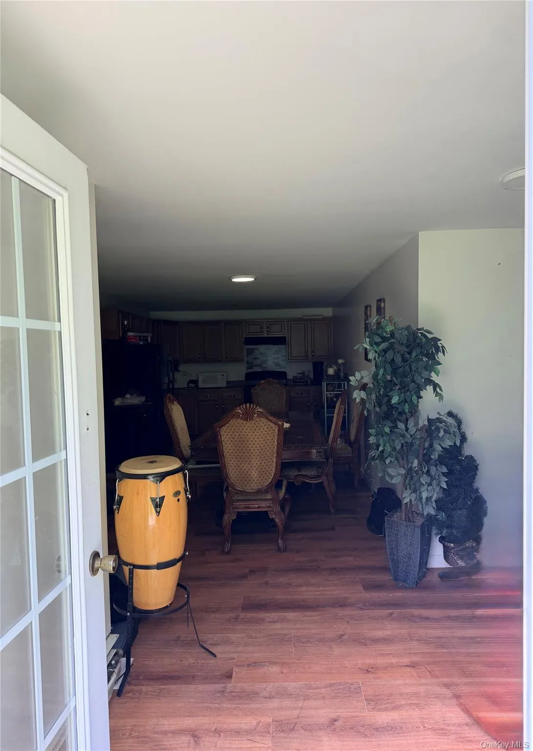 Handicapped accessible private entry with french doors into in-law suite. This area also has access from inside the home Handicapped accessible private entry with french doors into in-law suite. This area also has access from inside the home