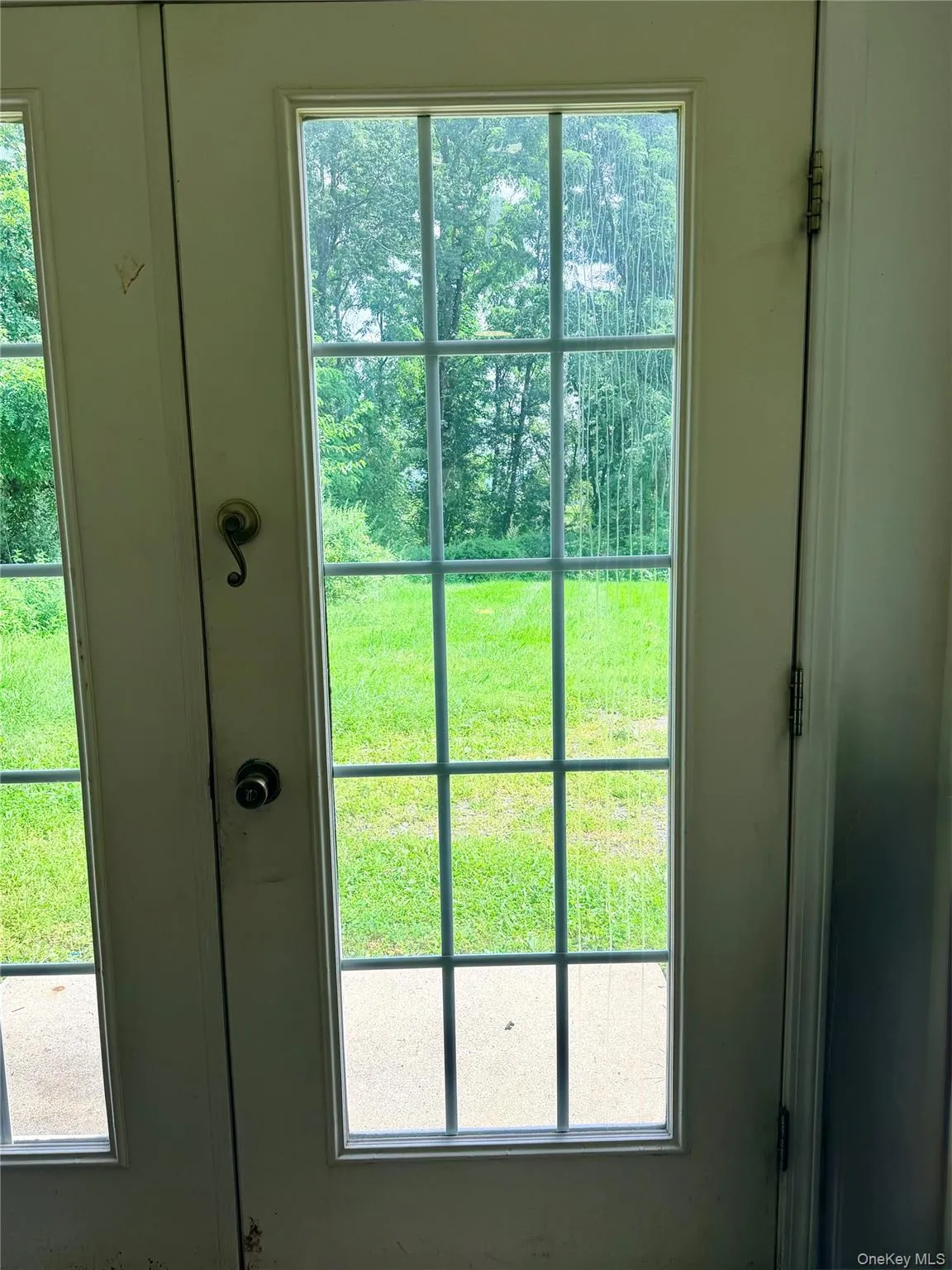 French door entry into in-law suite. This area also has access from inside the home. French door entry into in-law suite. This area also has access from inside the home.