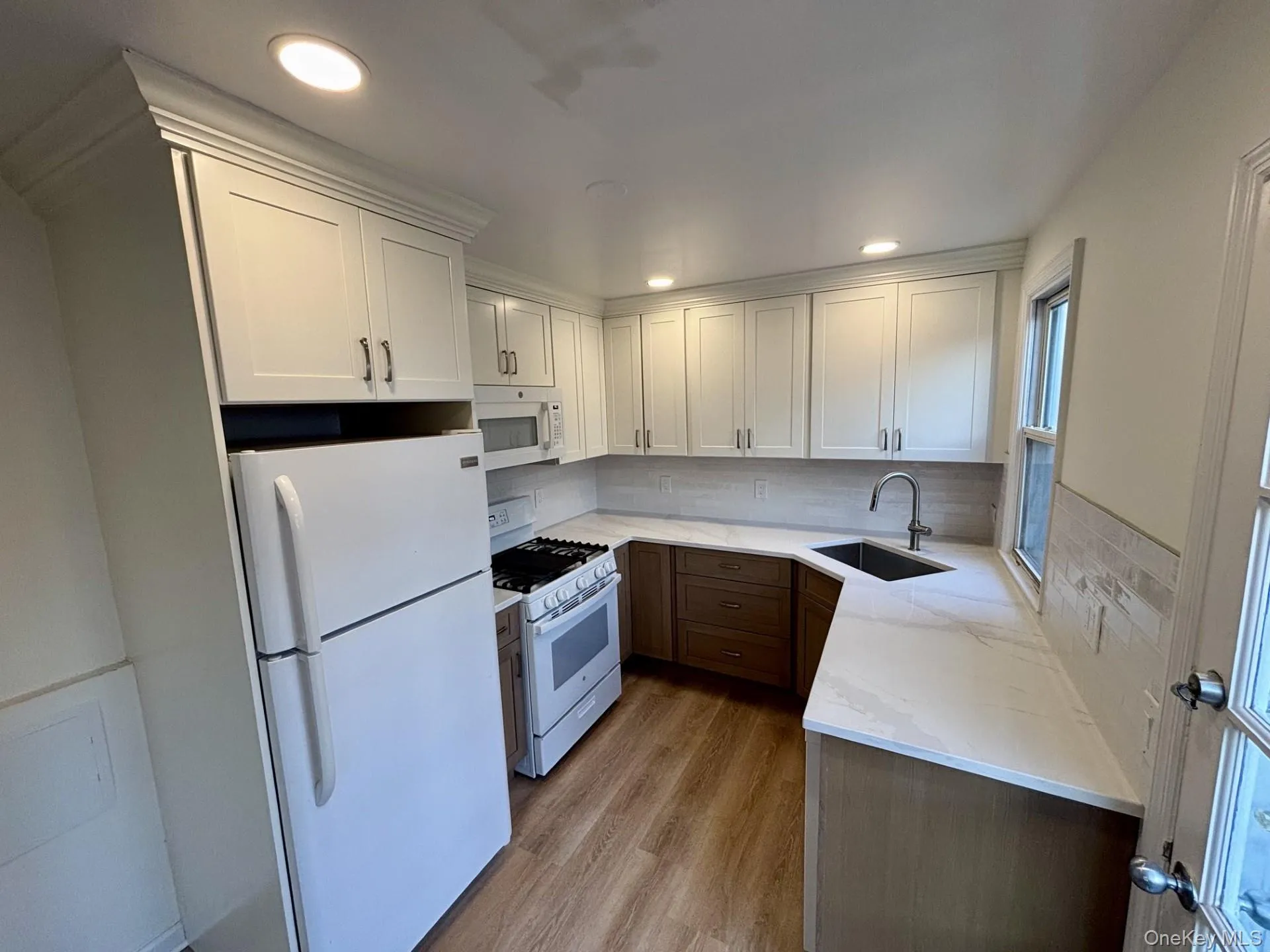 Brand new cabinetry & stone countertops Brand new cabinetry & stone countertops