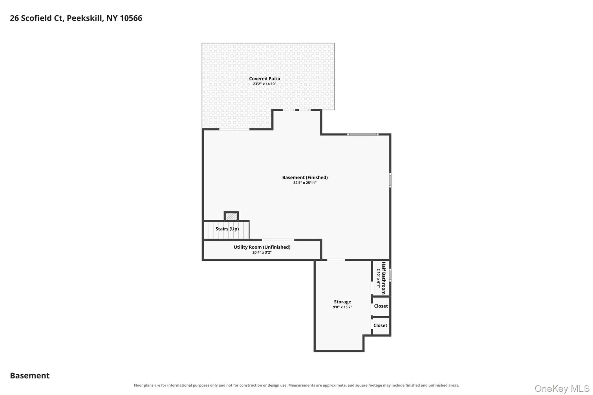 Lower level floor plan. Lower level floor plan.