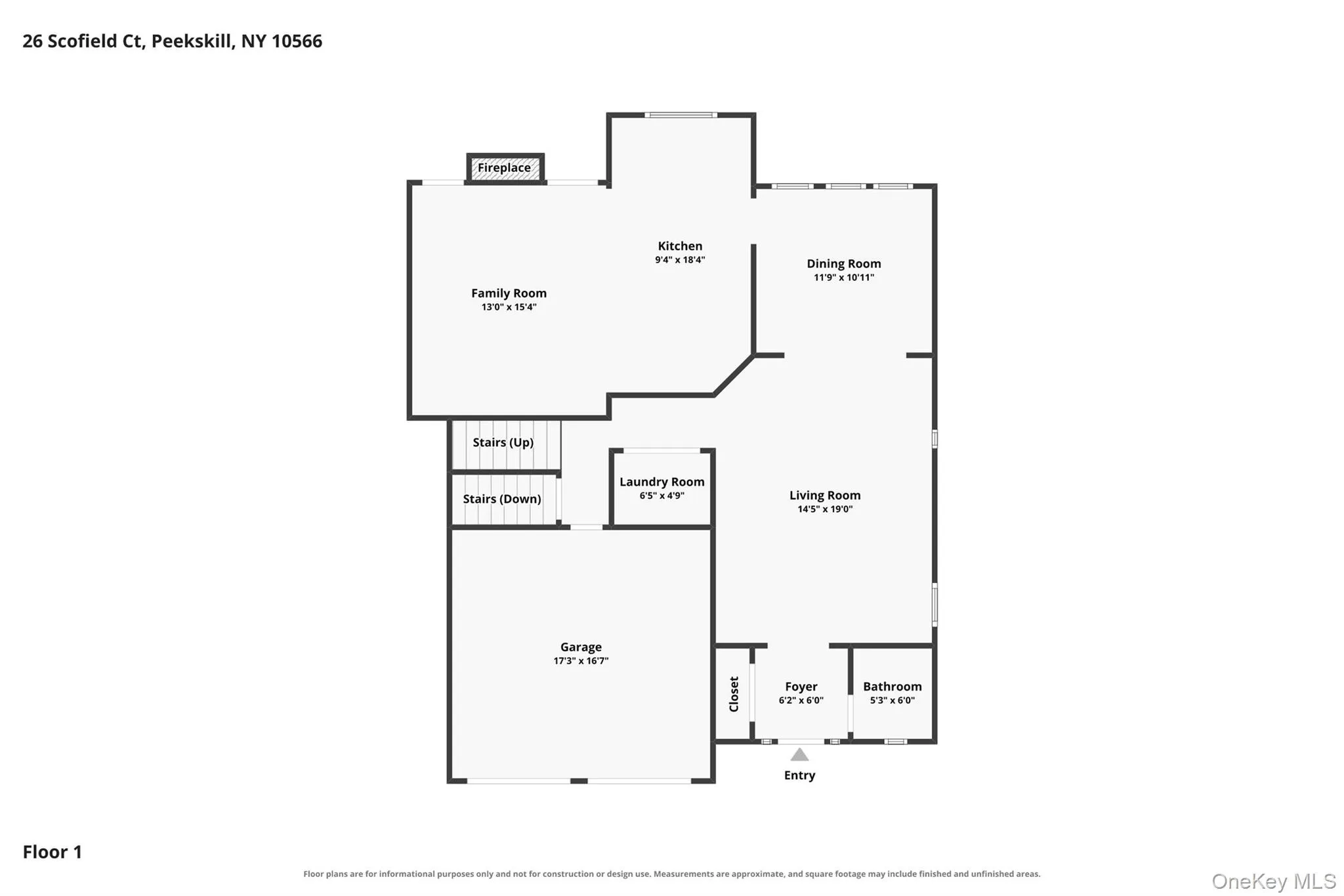 Main level floor plan. Main level floor plan.
