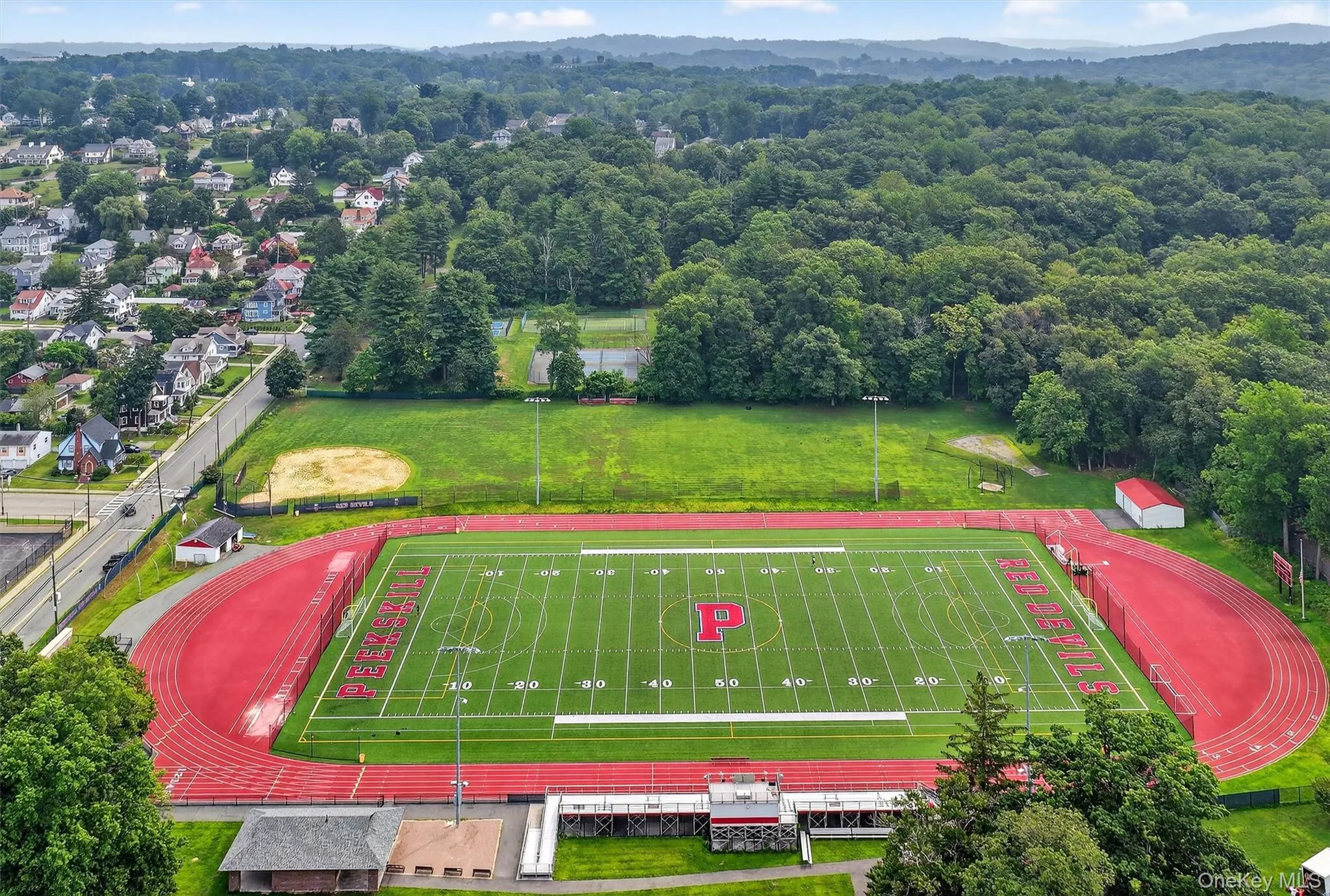 Football and baseball fields in Depew Park. Football and baseball fields in Depew Park.