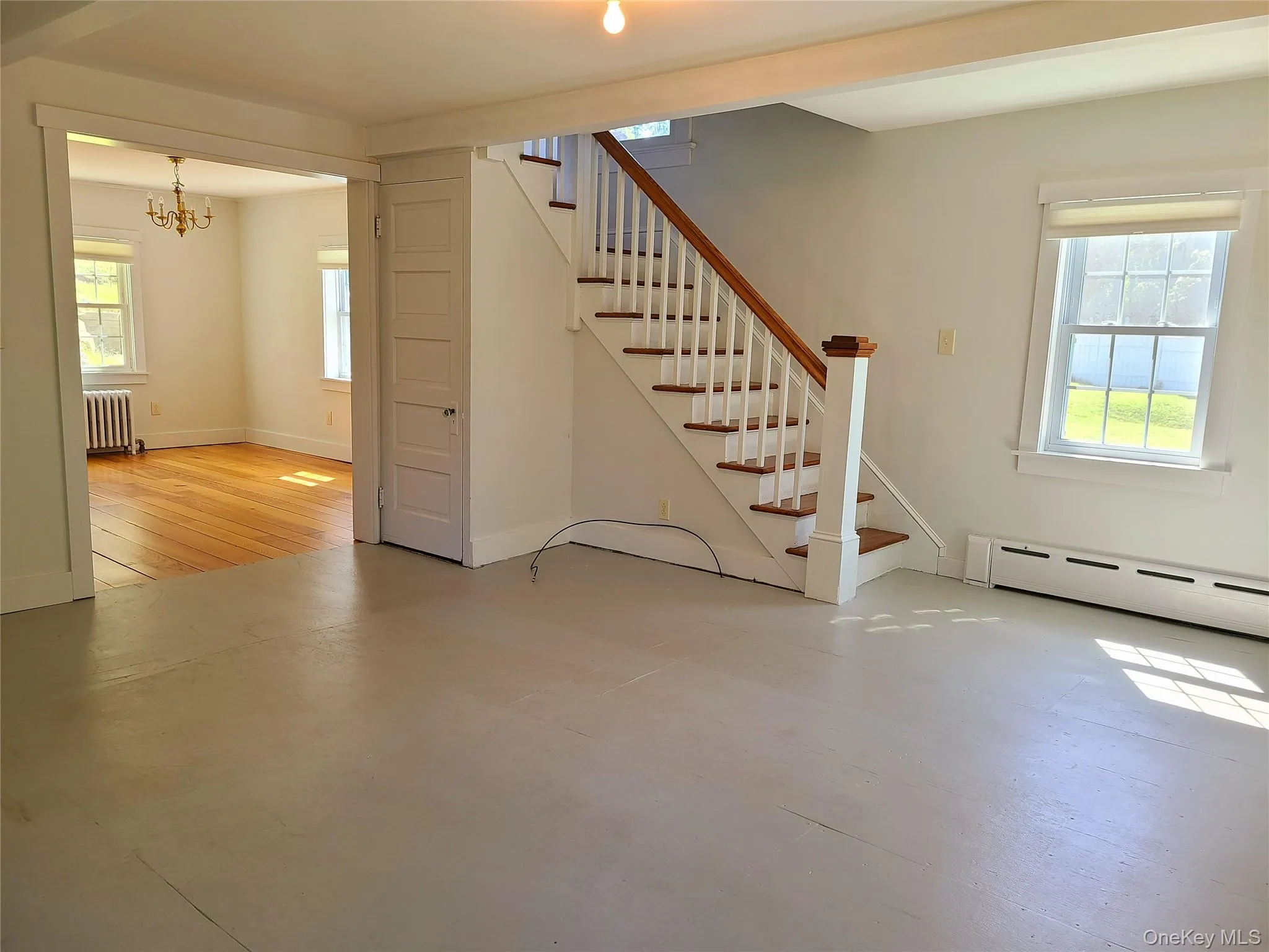 original painted hardwood floors, stairway original painted hardwood floors, stairway