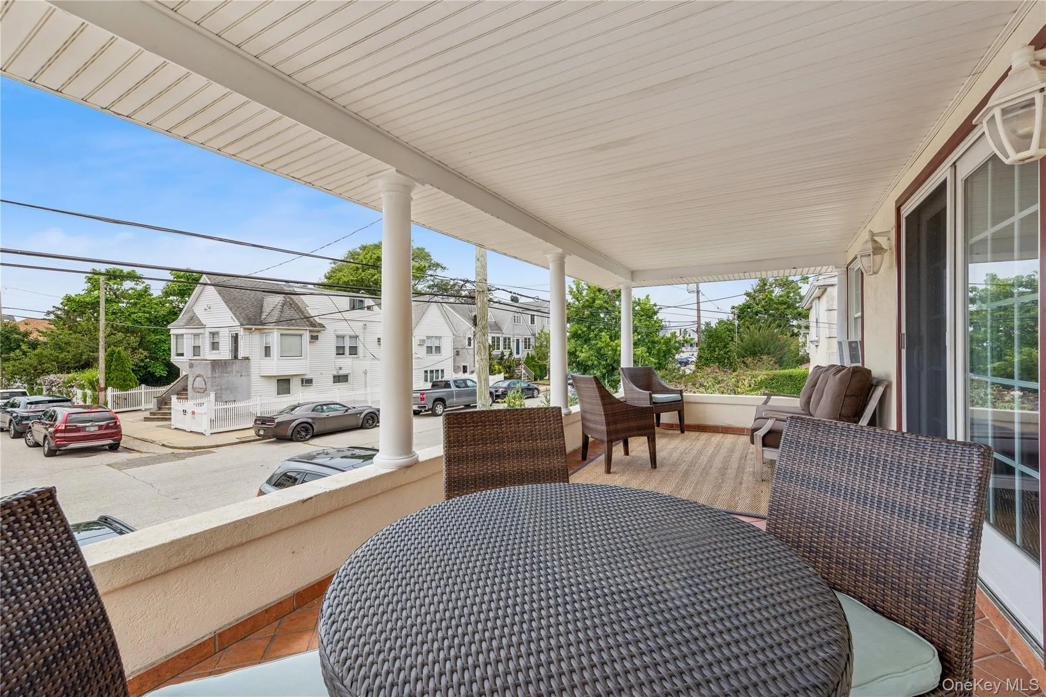 View of patio / terrace featuring covered porch View of patio / terrace featuring covered porch