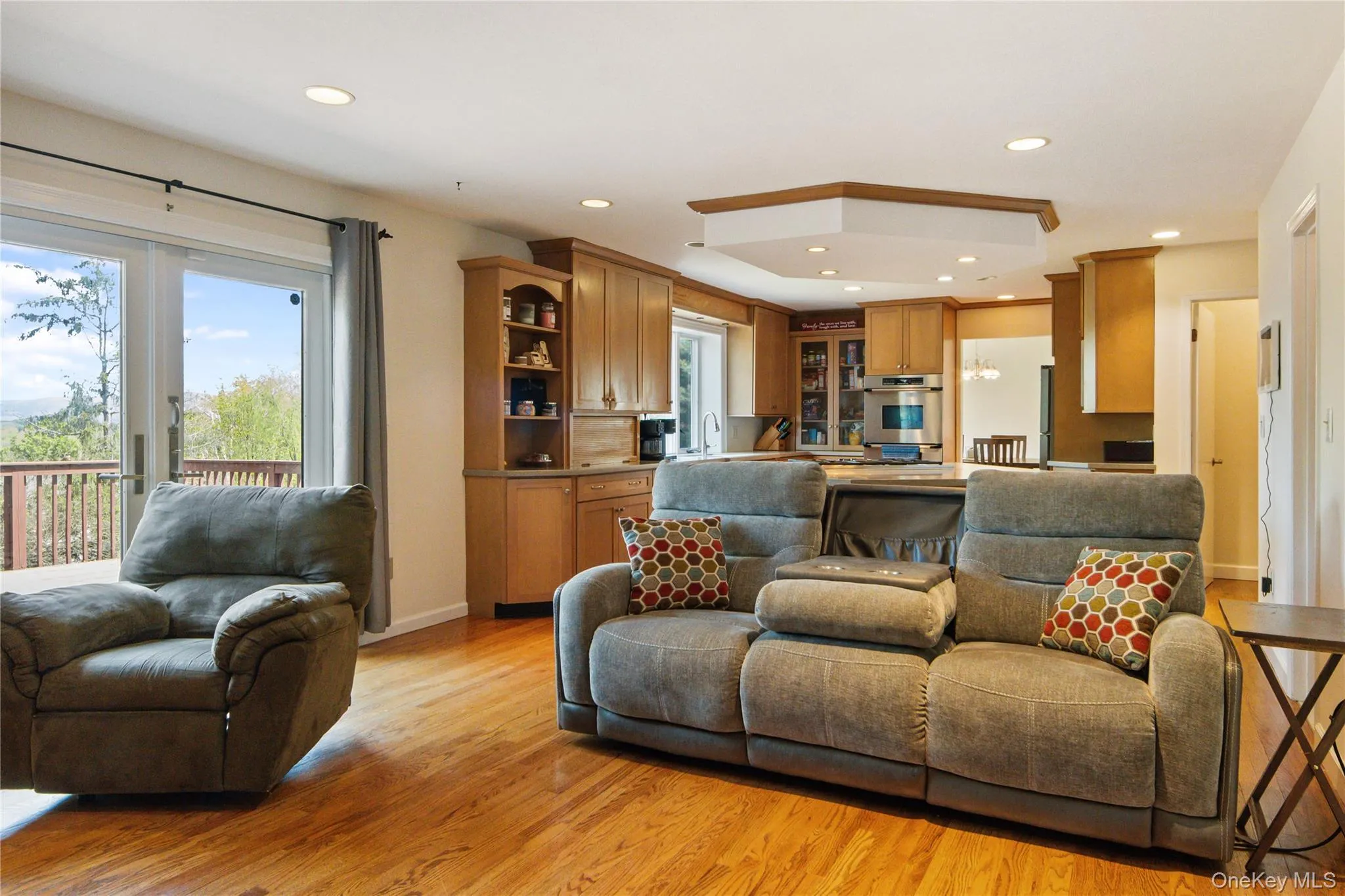 Family room off the kitchen Family room off the kitchen