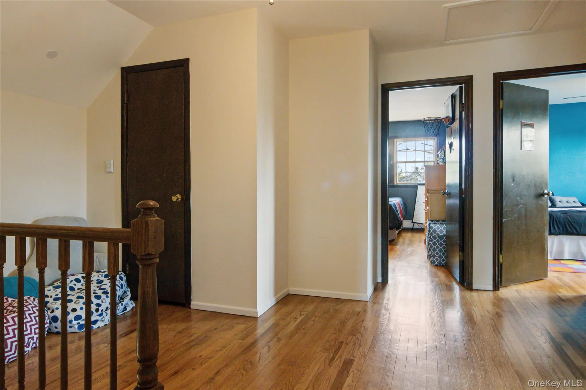 upstairs hallway with extra closet space upstairs hallway with extra closet space