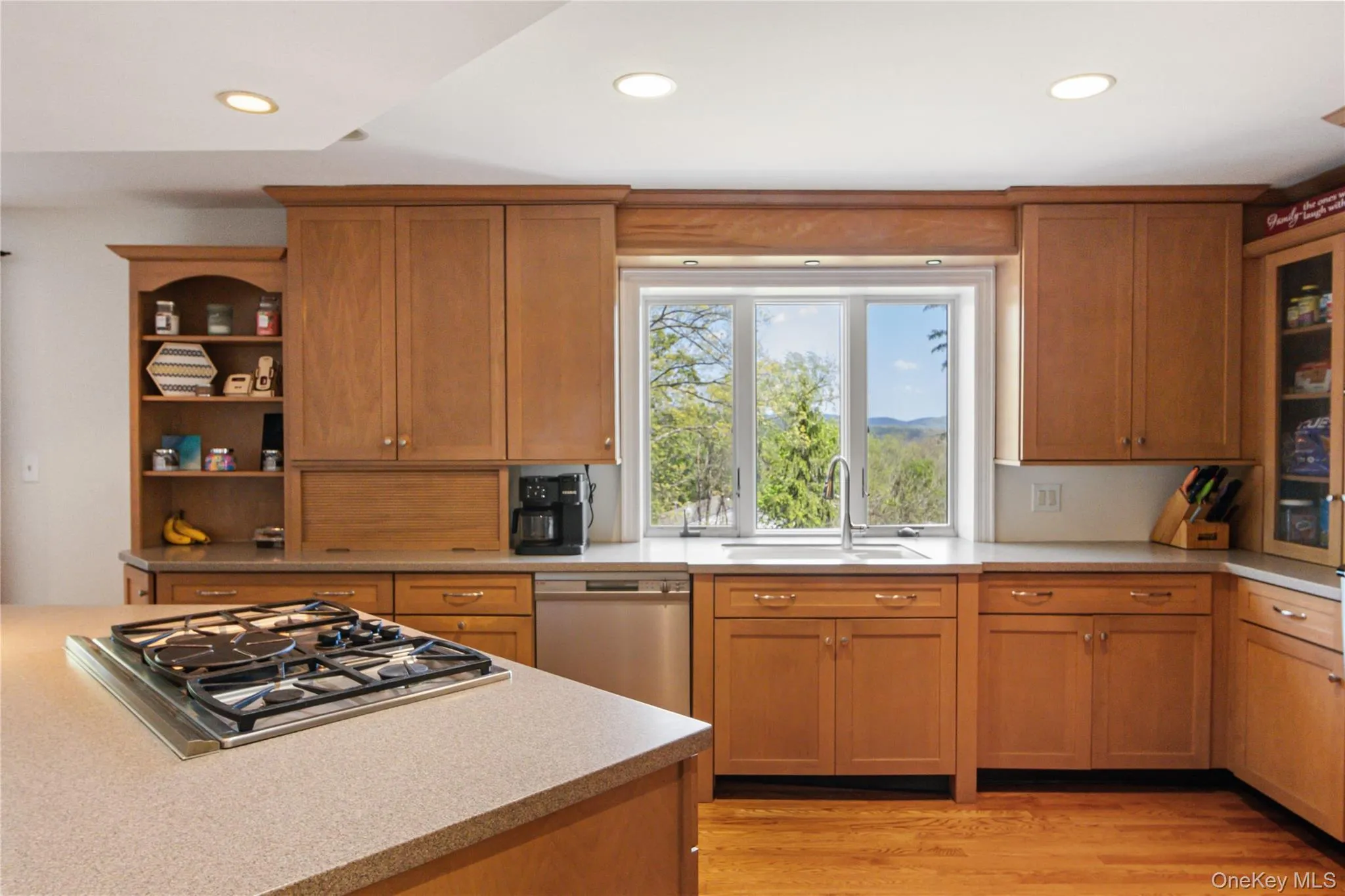 Gourmet Kitchen tons of cabinet space and window overlooking the yard and view Gourmet Kitchen tons of cabinet space and window overlooking the yard and view