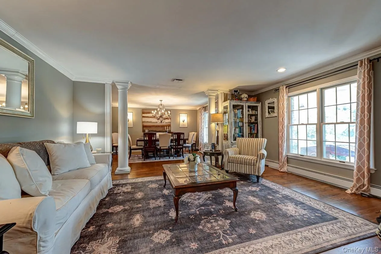 LR open to dining room w hardwood floors LR open to dining room w hardwood floors