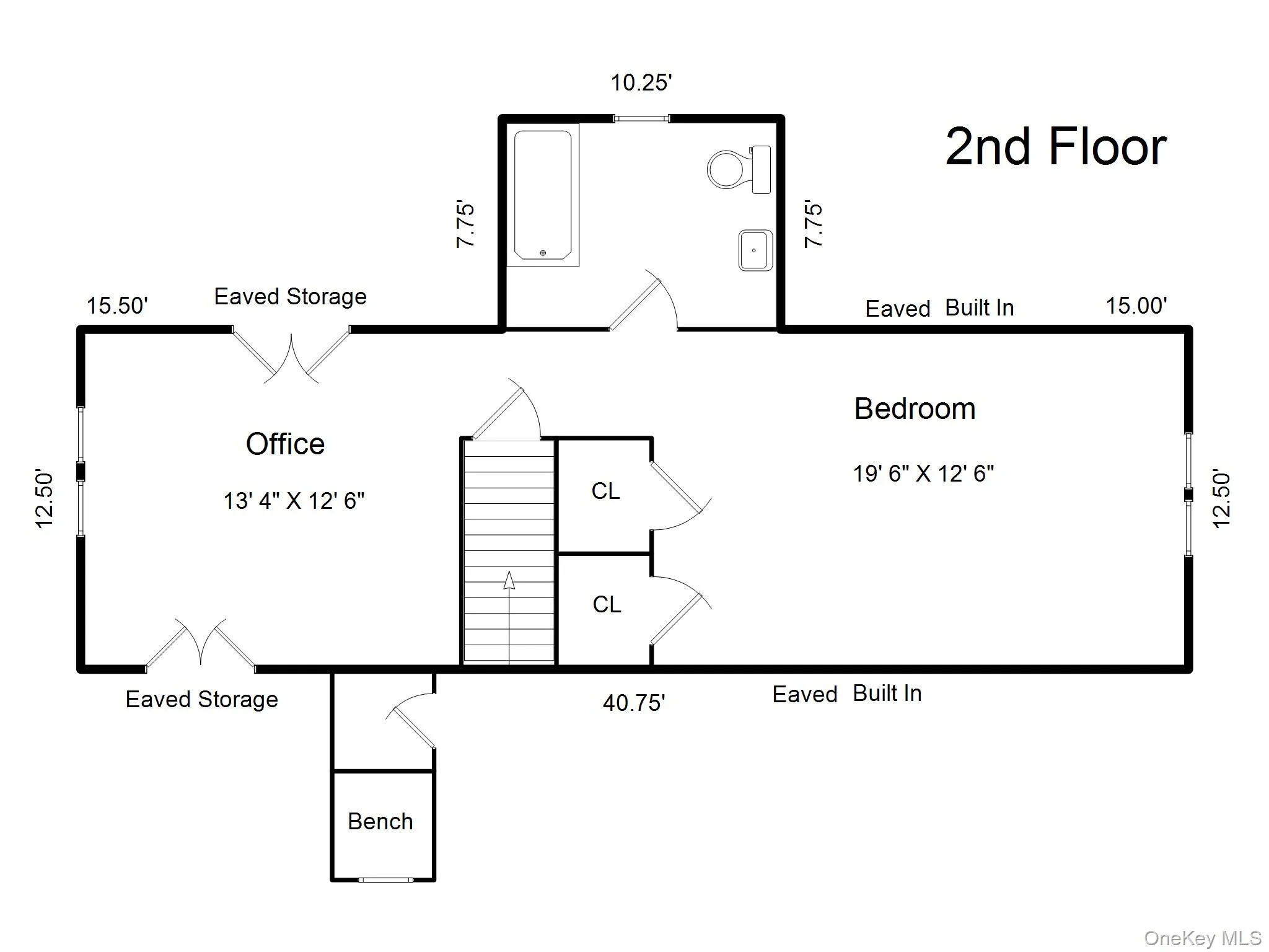 Second floor plan Second floor plan