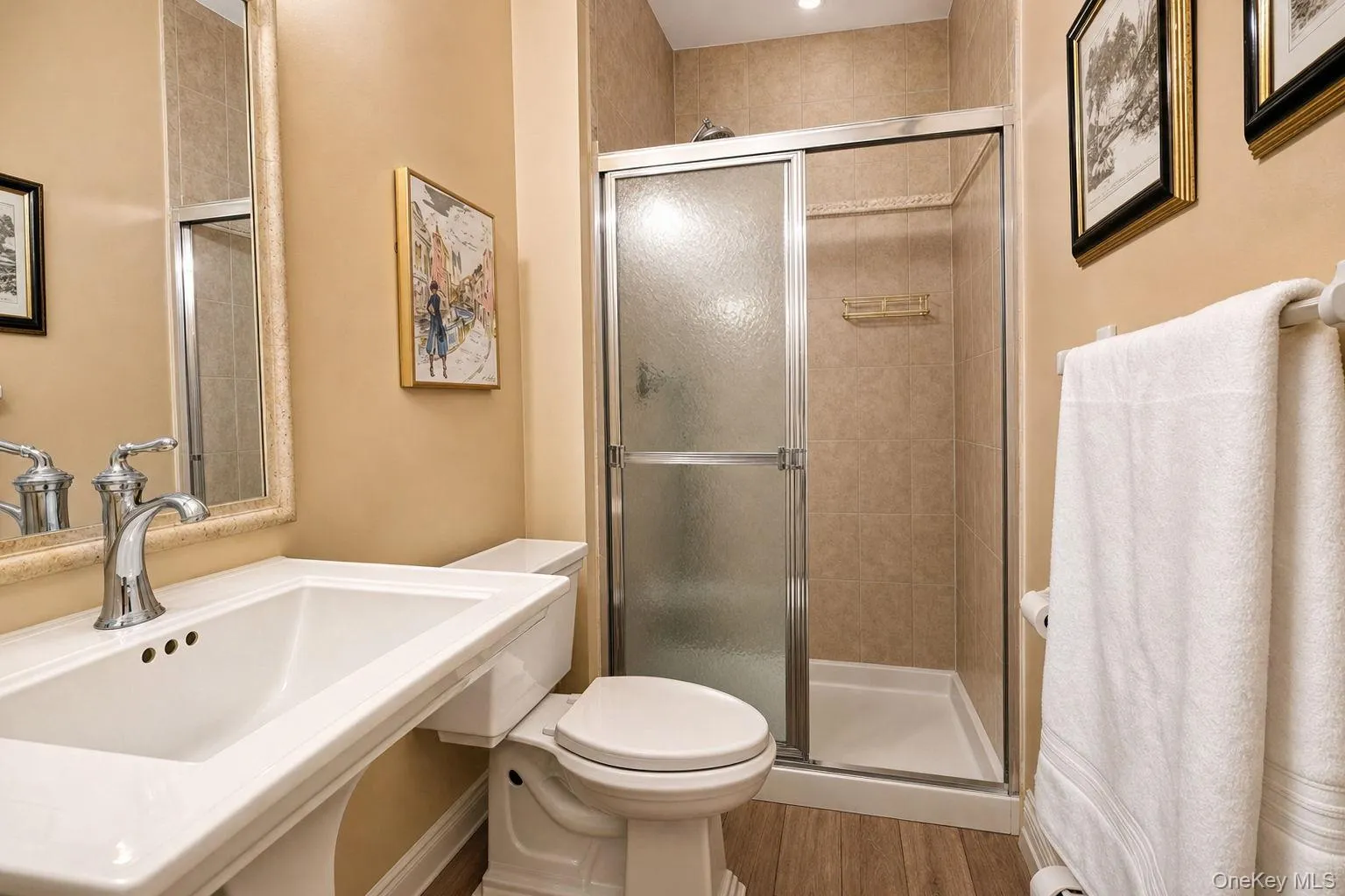 Full bath on first floor Full bath on first floor